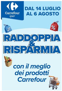 Volantino Carrefour 14.07.2025 - 06.08.2025