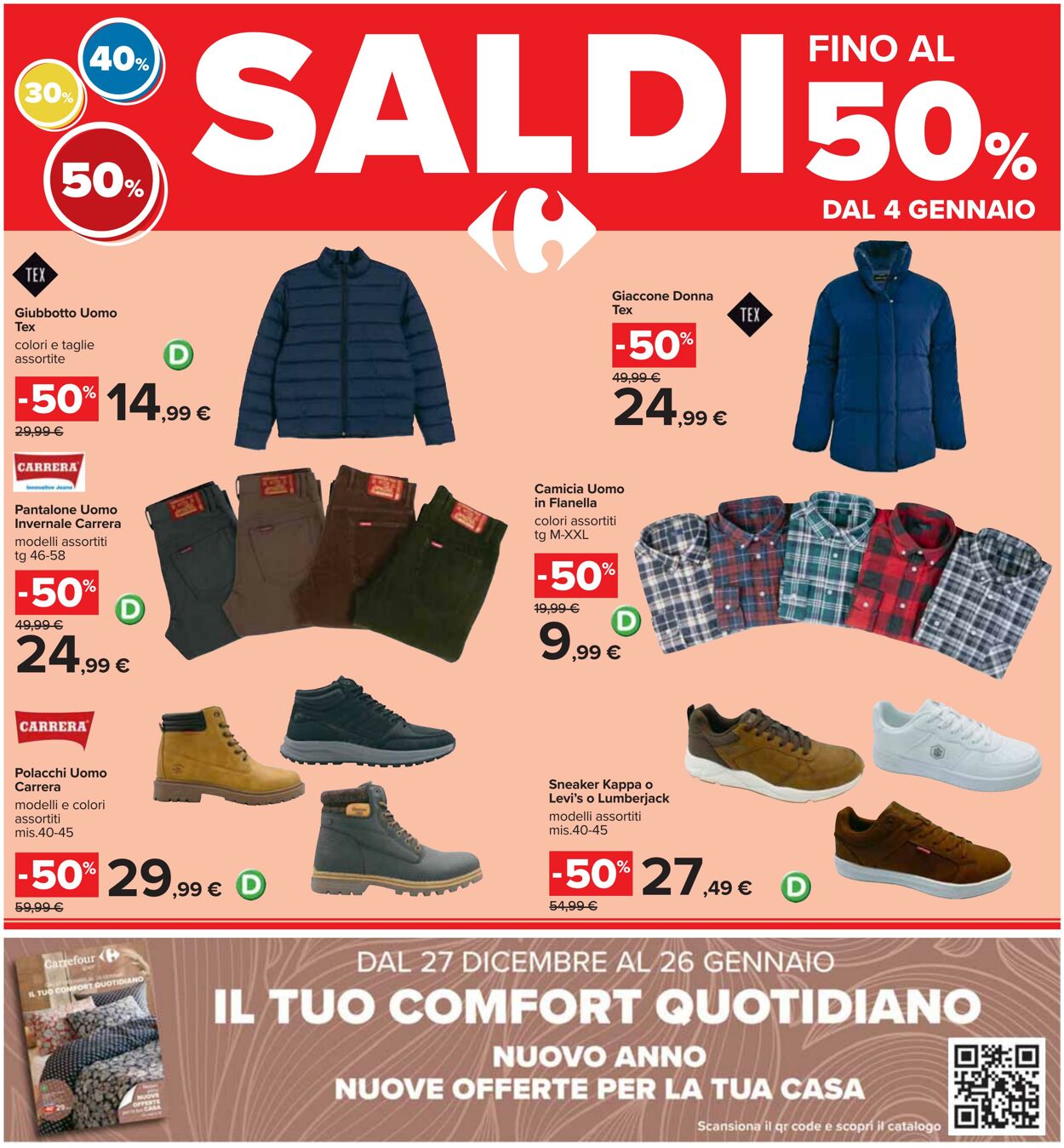 Volantino Carrefour 03.01.2025 - 15.01.2025