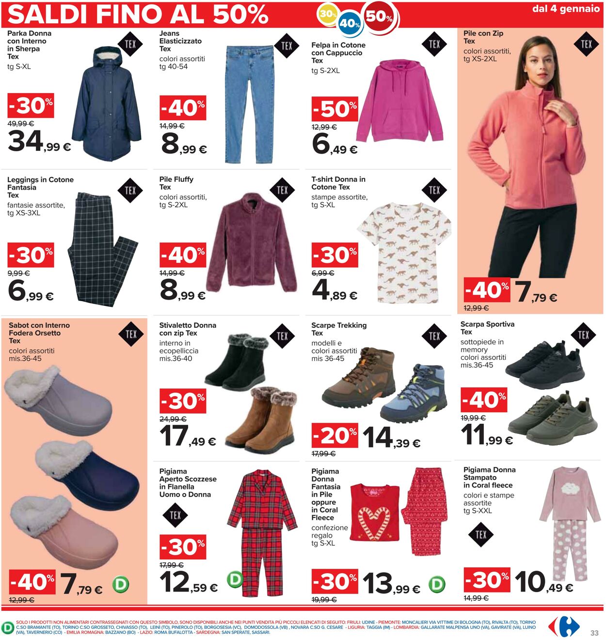 Volantino Carrefour 03.01.2025 - 15.01.2025