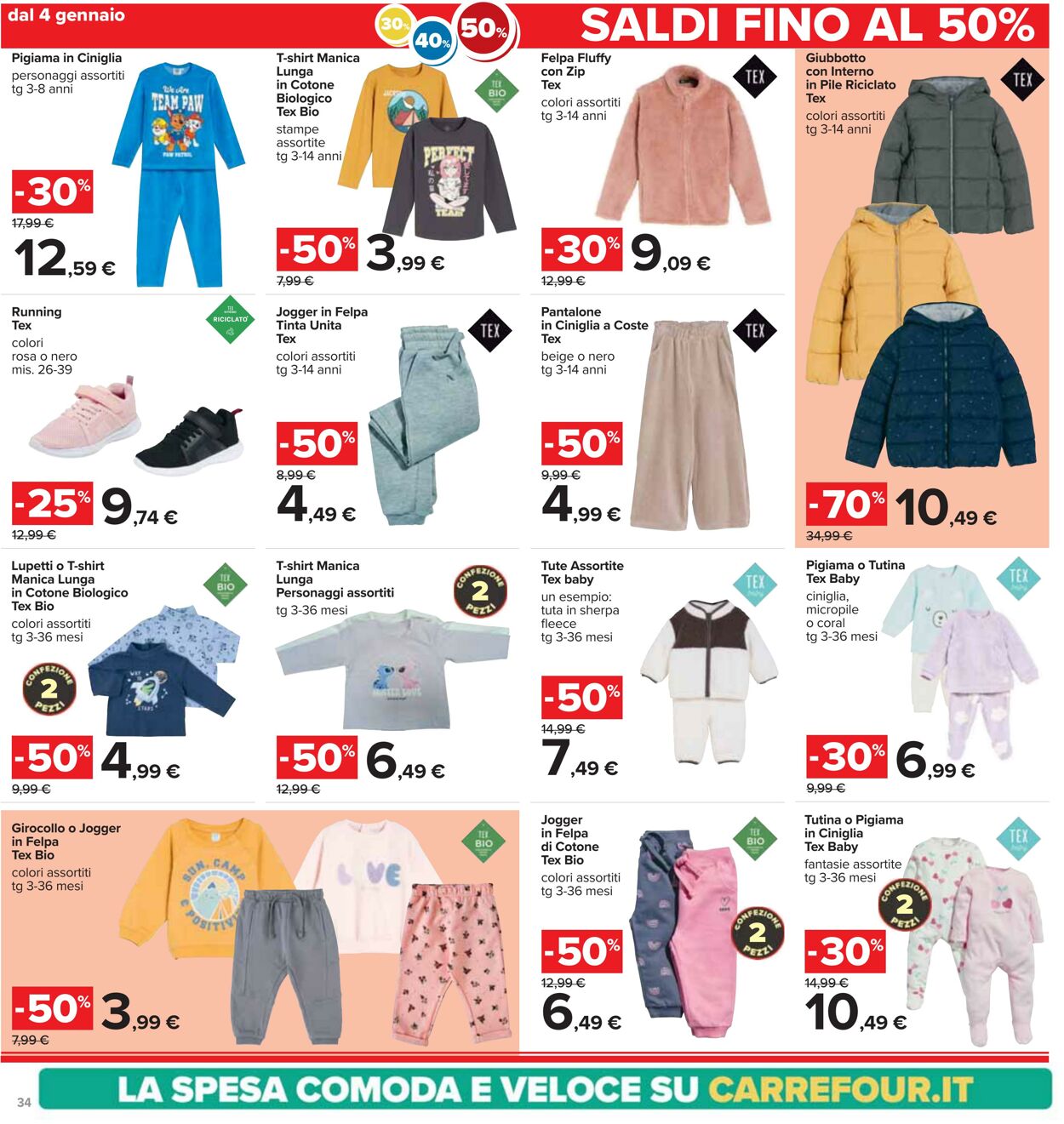 Volantino Carrefour 03.01.2025 - 15.01.2025