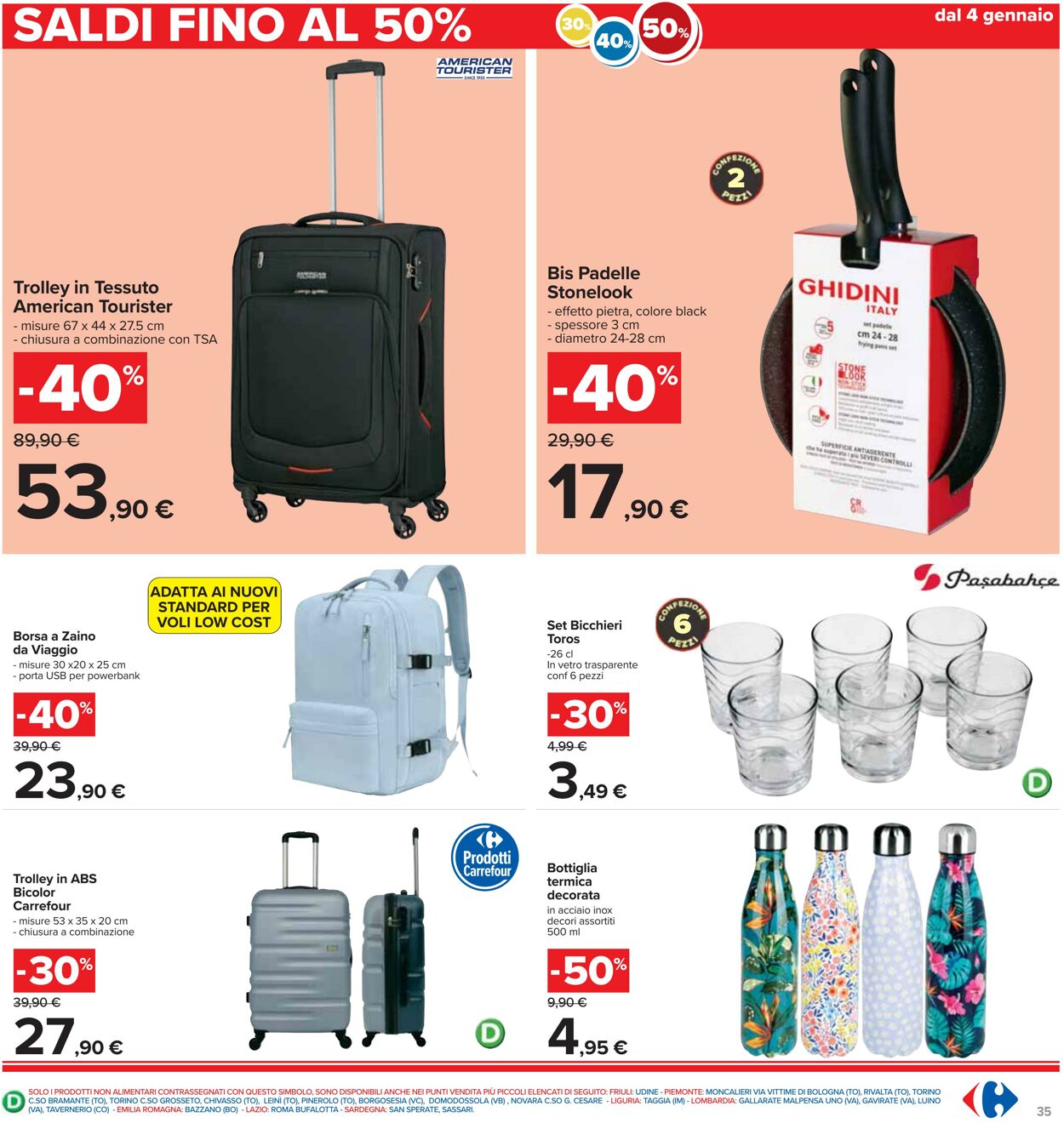 Volantino Carrefour 03.01.2025 - 15.01.2025