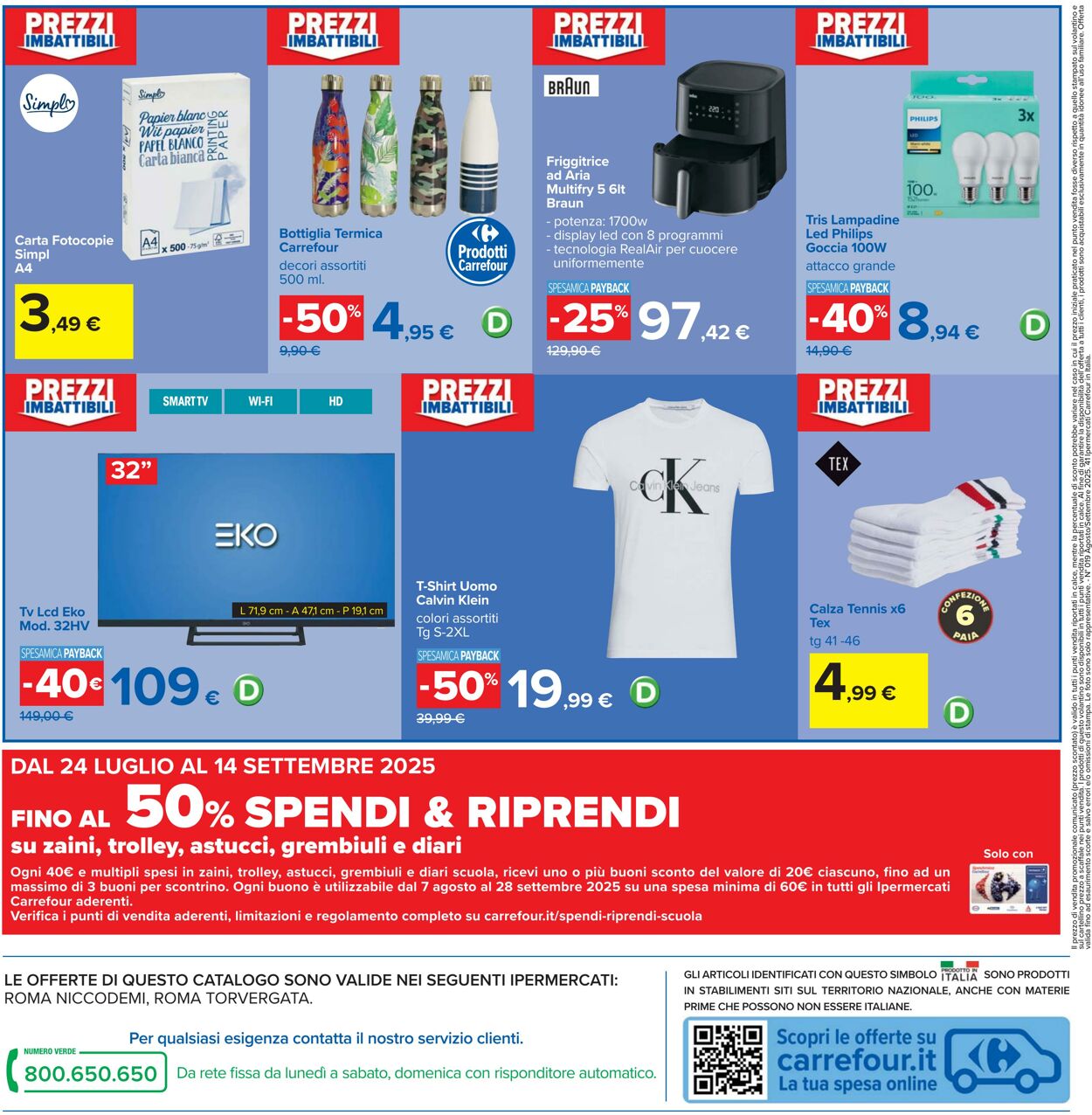 Volantino Carrefour 21.08.2025 - 04.09.2025