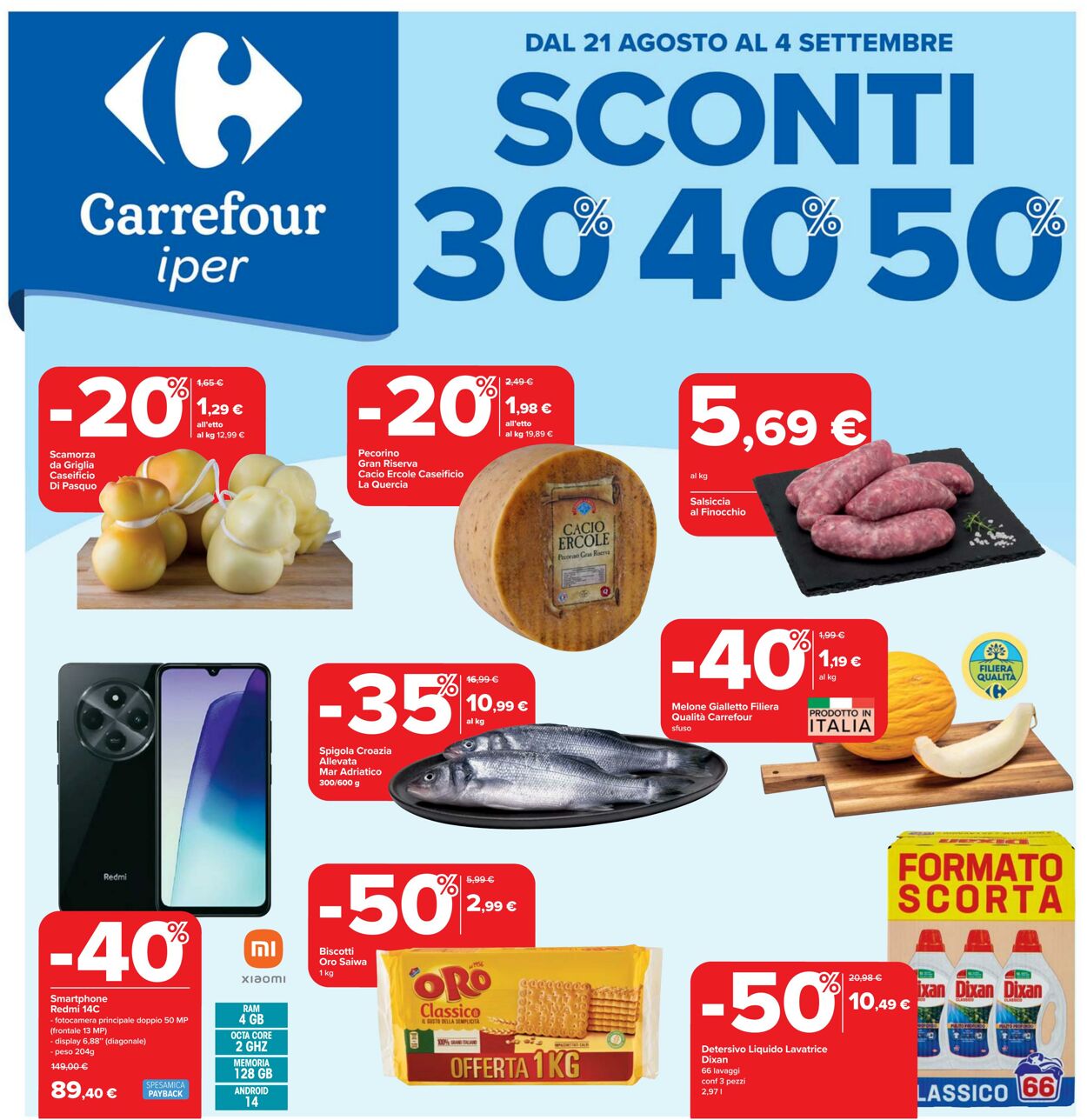 Volantino Carrefour 21.08.2025 - 04.09.2025