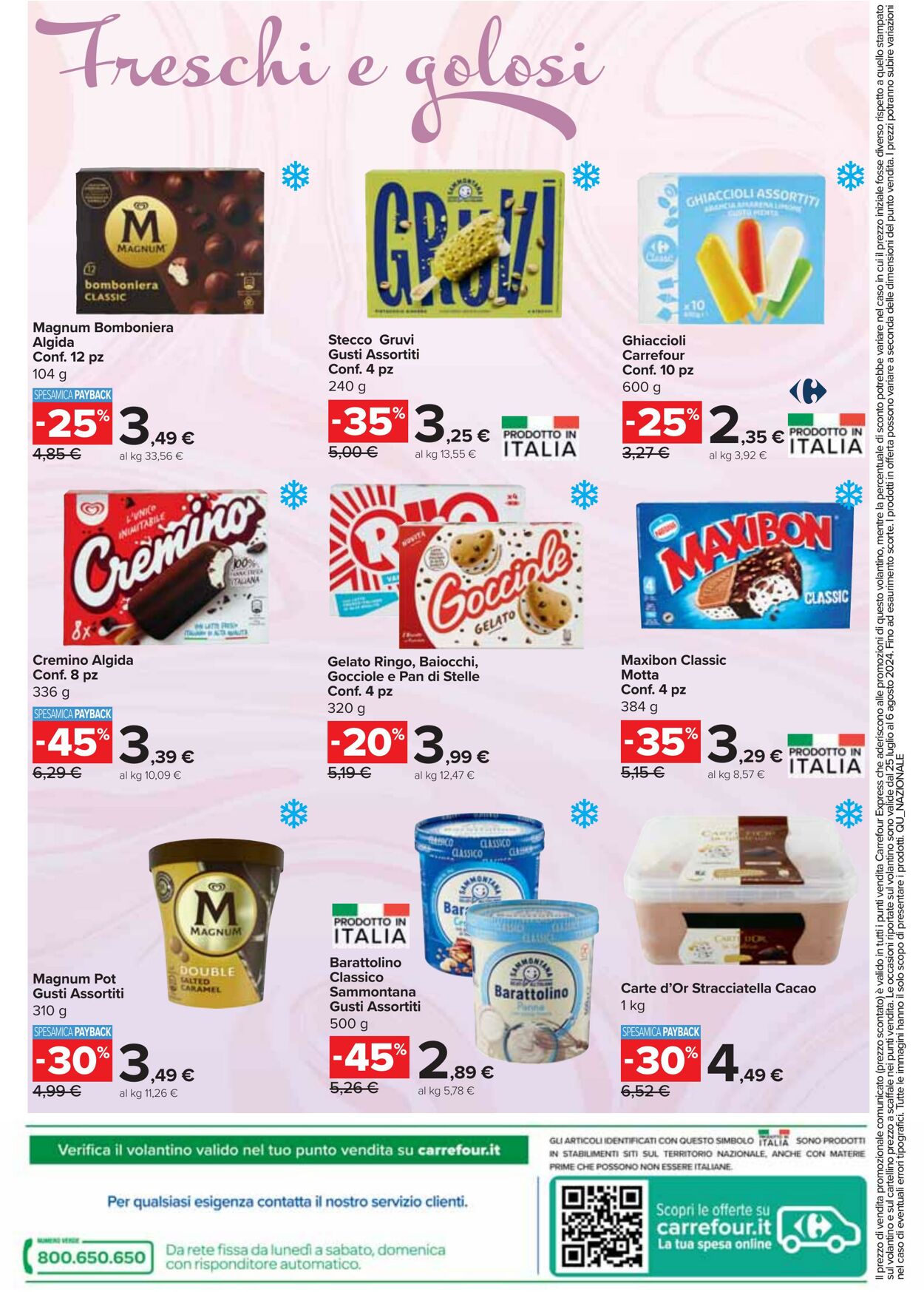 Volantino Carrefour 25.07.2024 - 06.08.2024