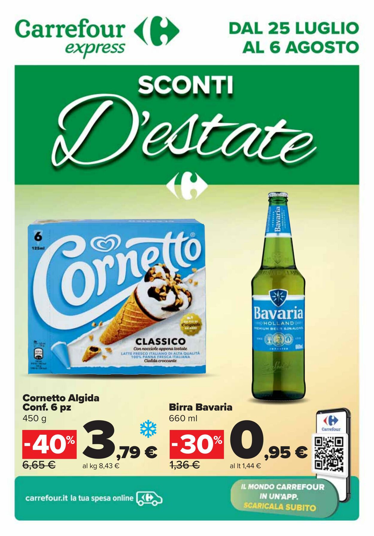 Volantino Carrefour 25.07.2024 - 06.08.2024