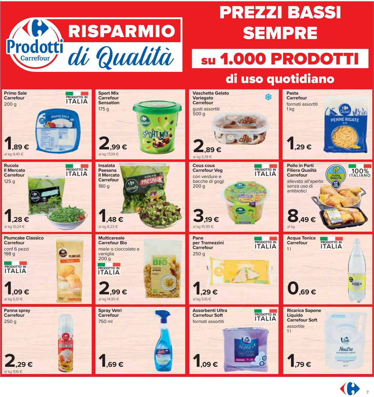 Volantino Carrefour 25.07.2024 - 07.08.2024