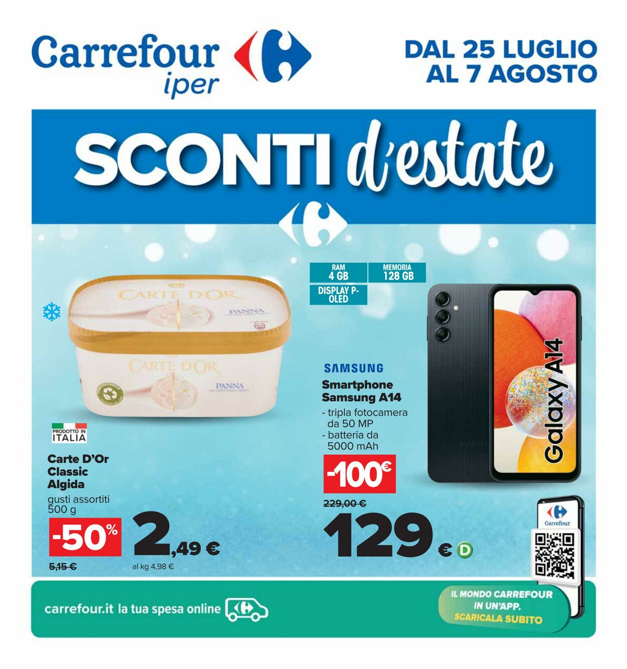 Volantino Carrefour 25.07.2024 - 07.08.2024