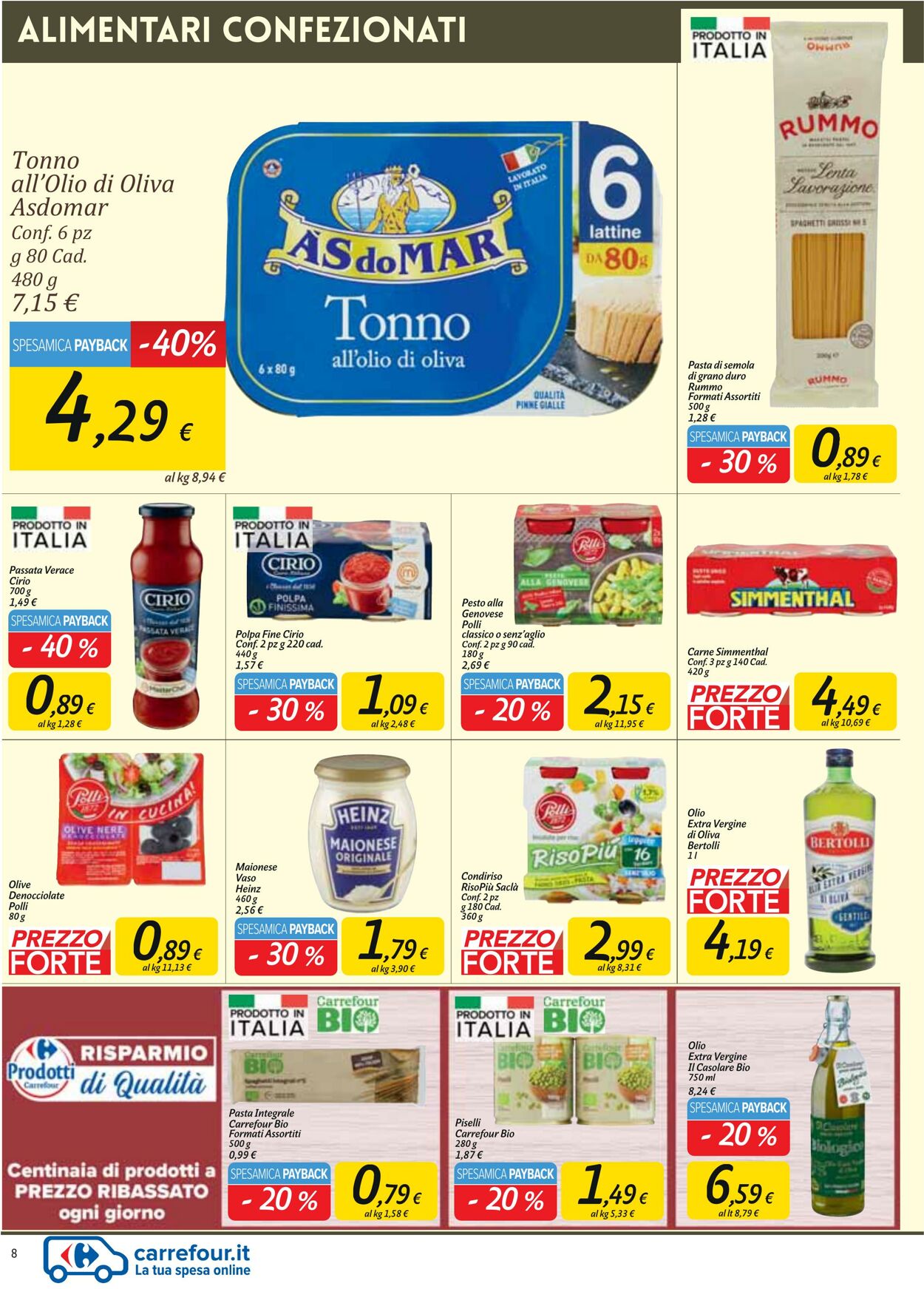 Volantino Carrefour 28.07.2022 - 10.08.2022