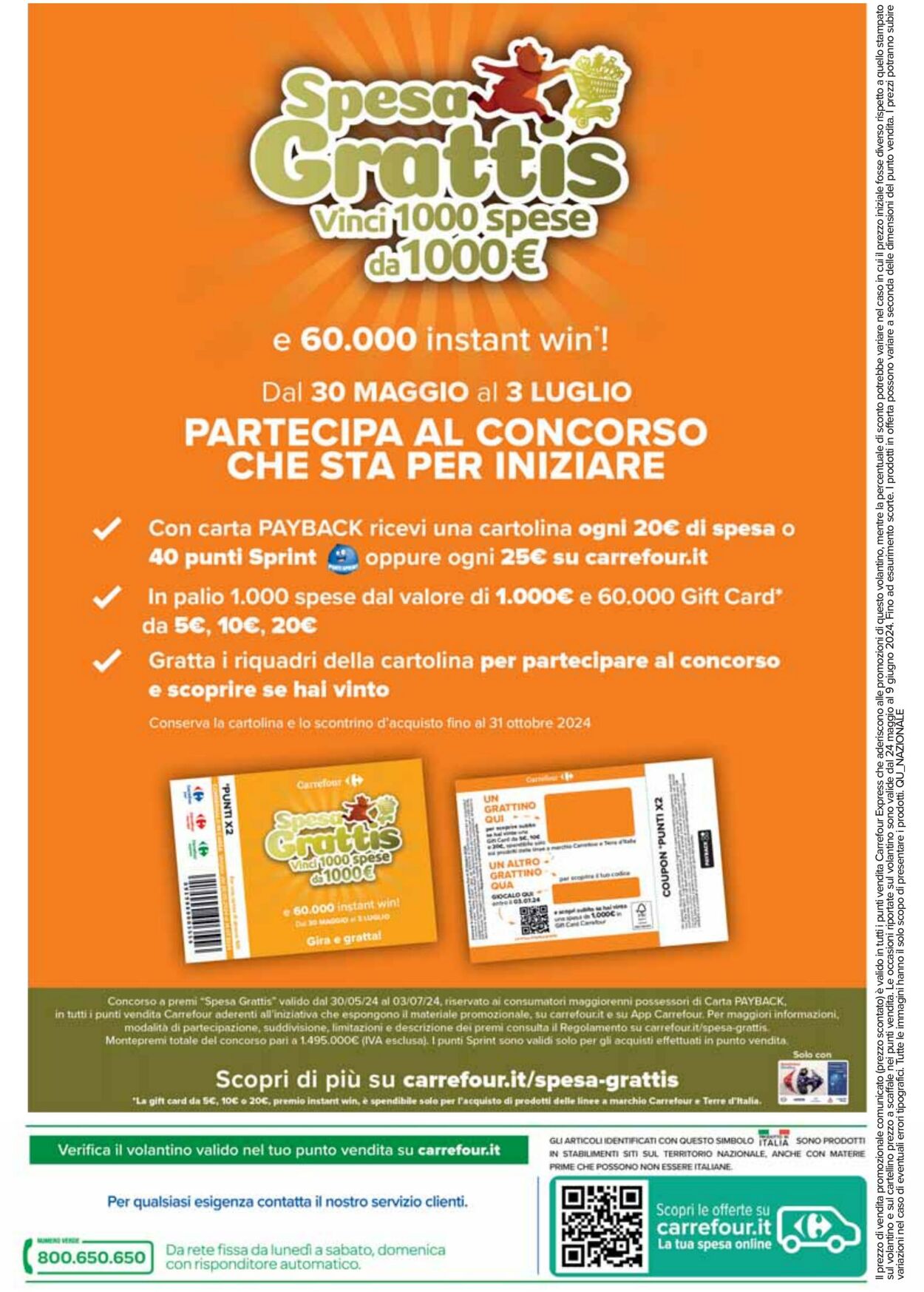 Volantino Carrefour 24.05.2024 - 09.06.2024