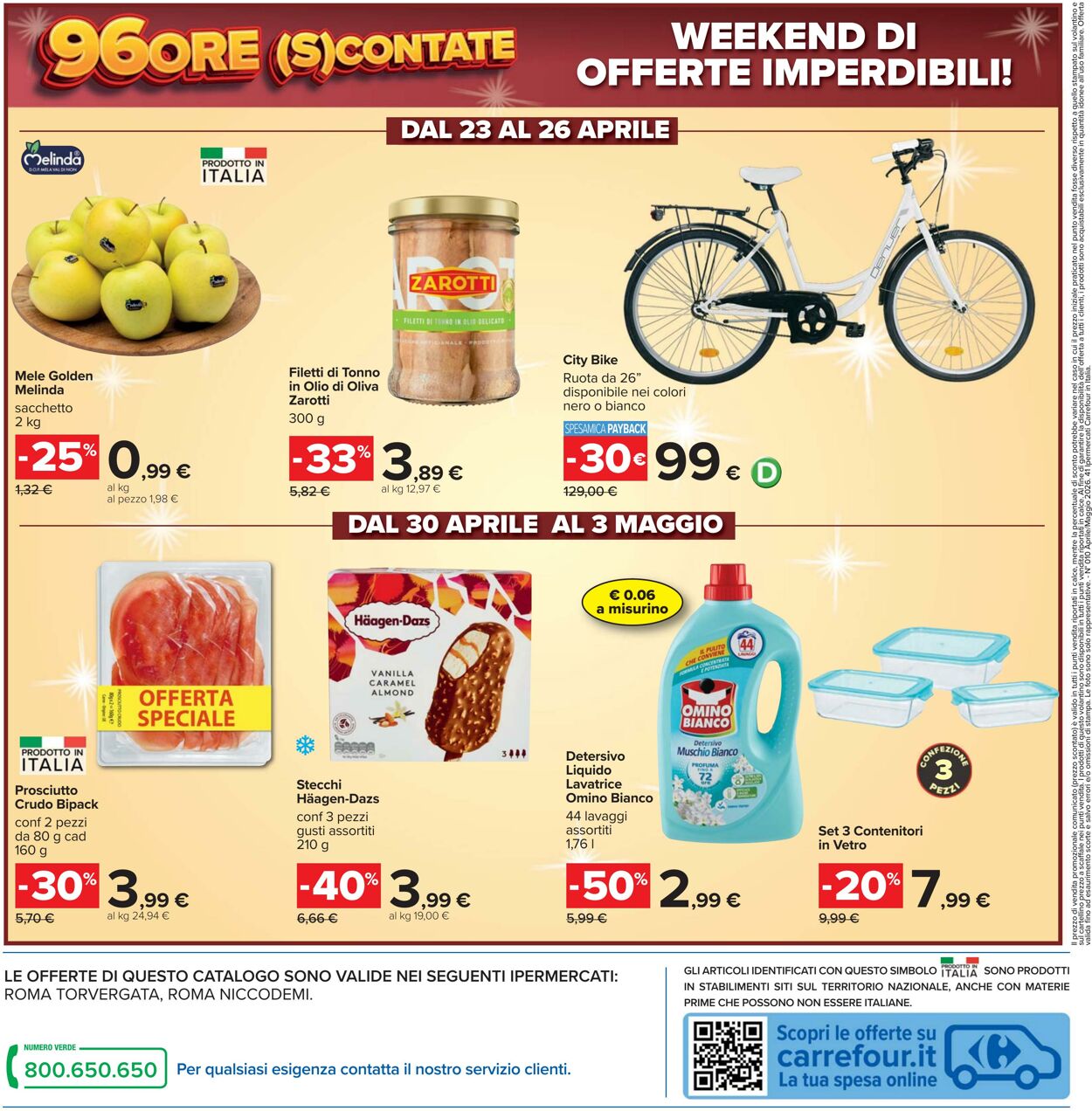 Volantino Carrefour 21.04.2026 - 04.05.2026