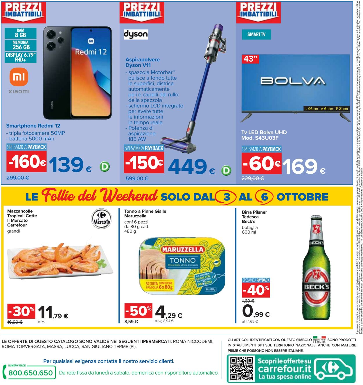 Volantino Carrefour 26.09.2024 - 10.10.2024