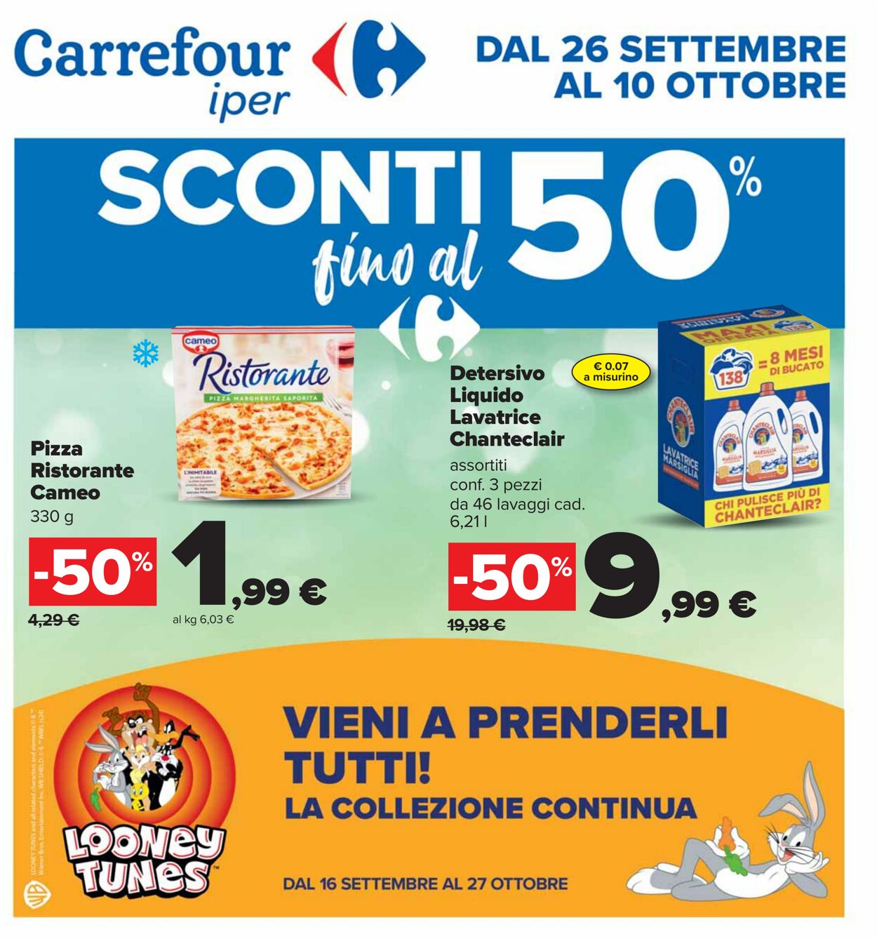 Volantino Carrefour 26.09.2024 - 10.10.2024