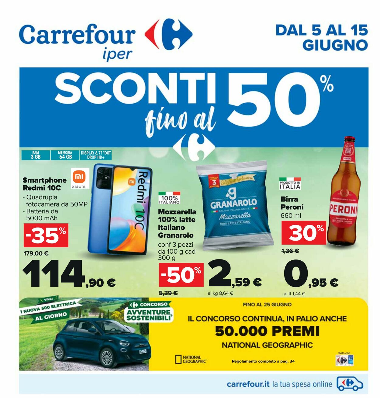 Volantino Carrefour 05.06.2023 - 15.06.2023