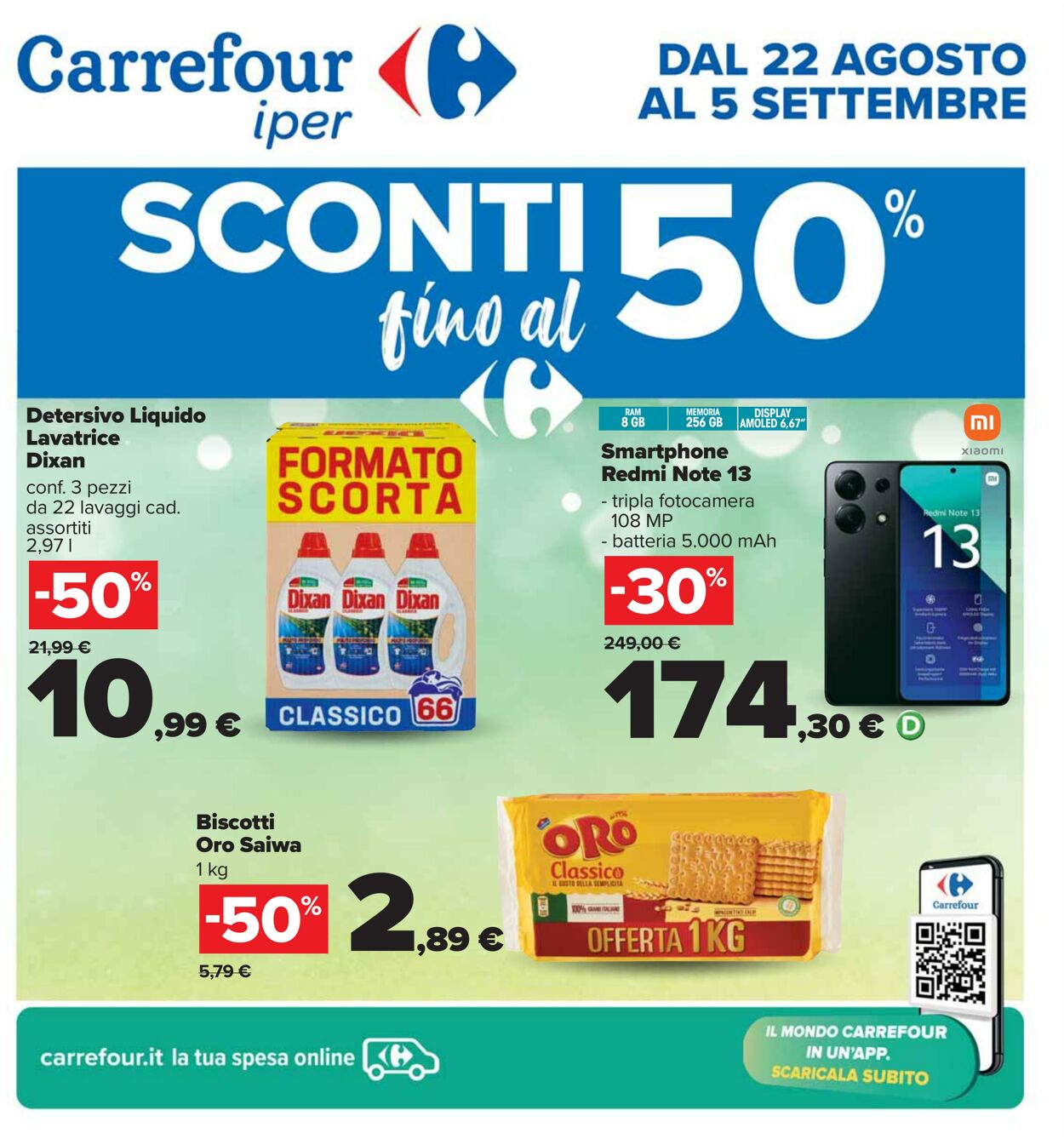 Volantino Carrefour 22.08.2024 - 05.09.2024