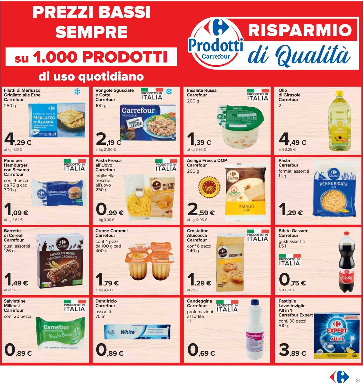 Volantino Carrefour 22.08.2024 - 05.09.2024