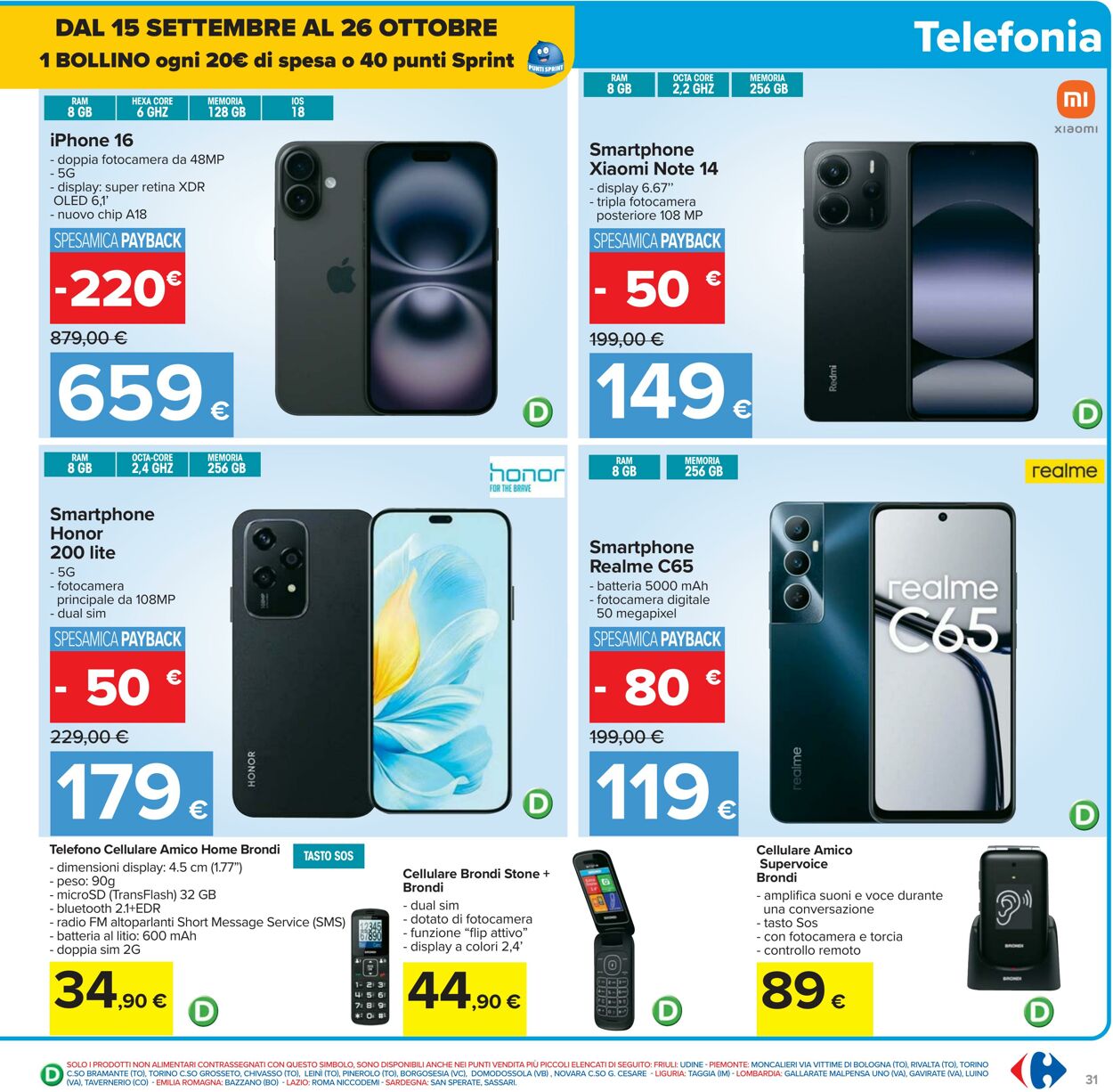 Volantino Carrefour 10.10.2025 - 22.10.2025