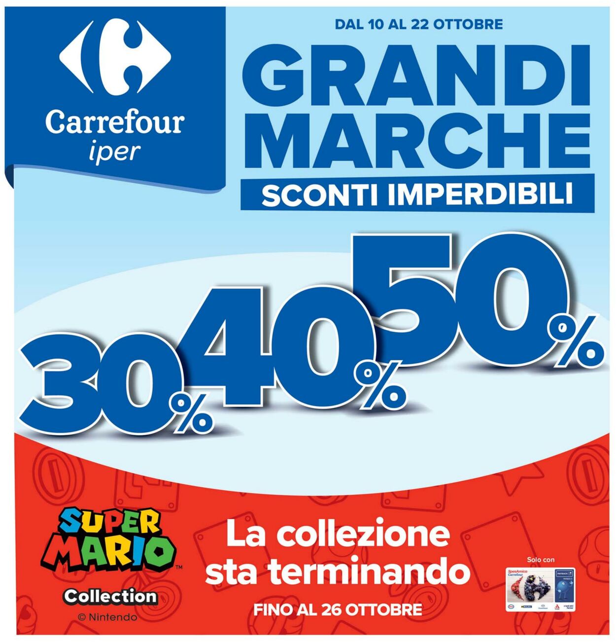 Volantino Carrefour 10.10.2025 - 22.10.2025