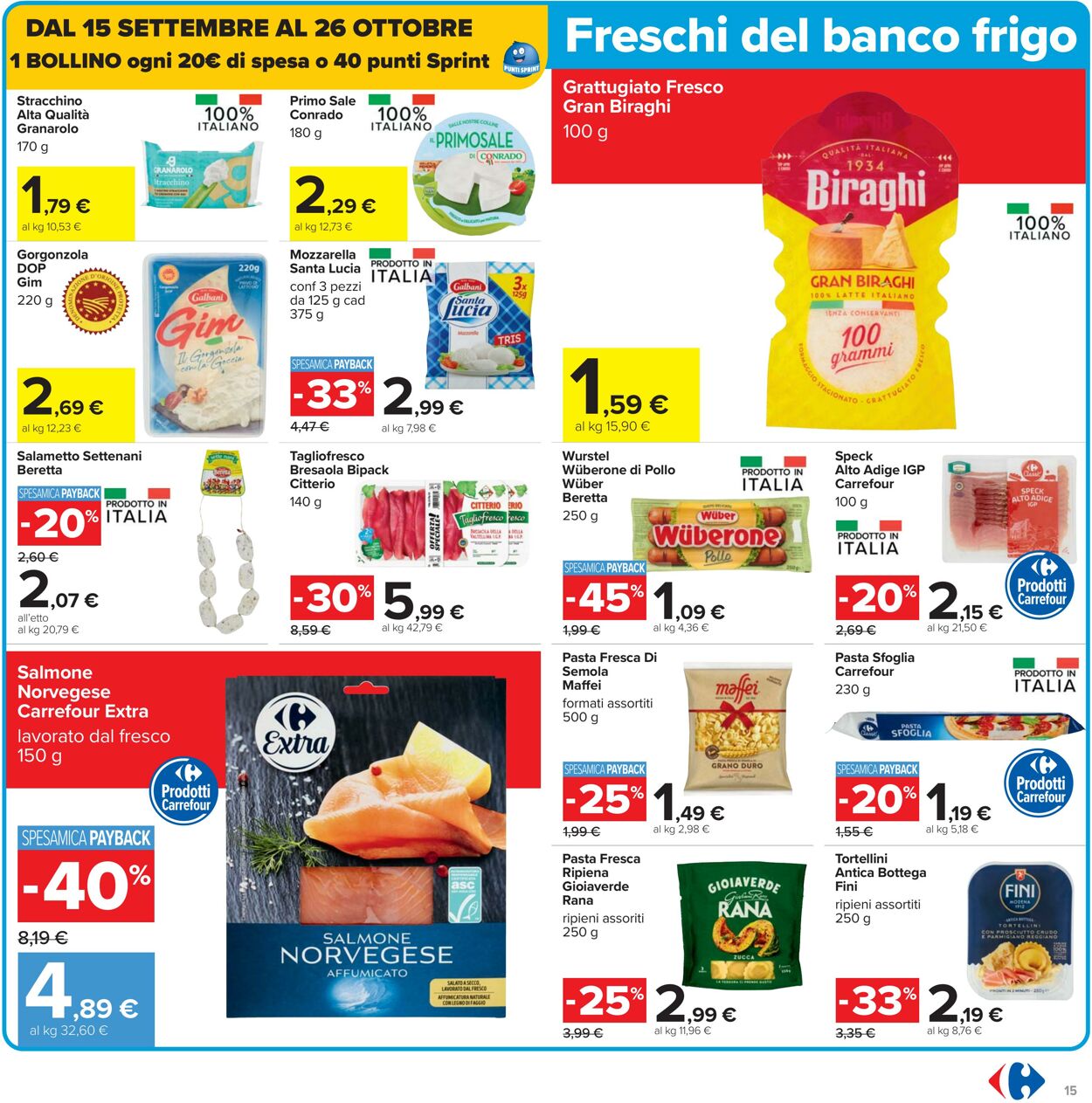 Volantino Carrefour 10.10.2025 - 22.10.2025