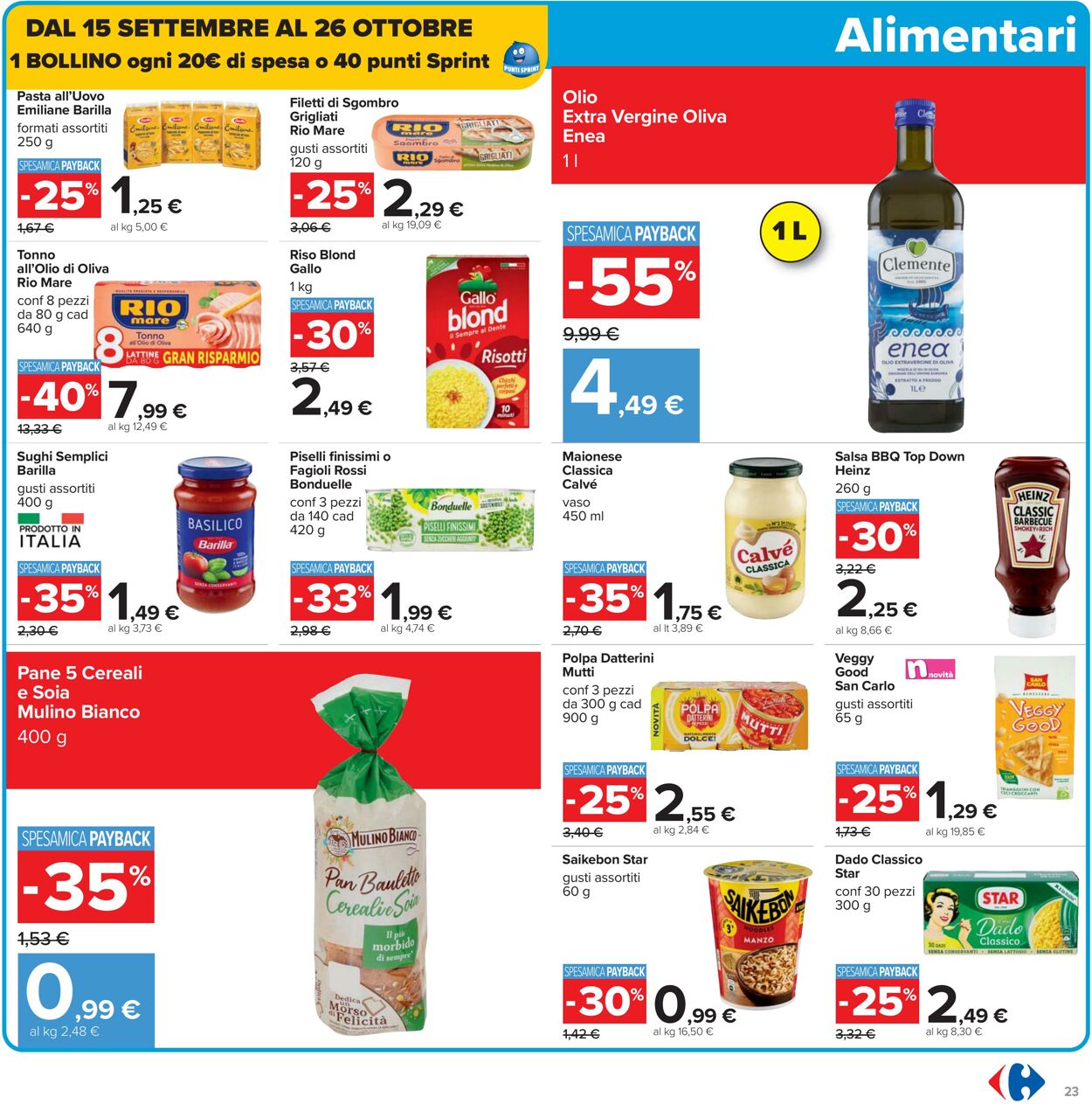 Volantino Carrefour 10.10.2025 - 22.10.2025