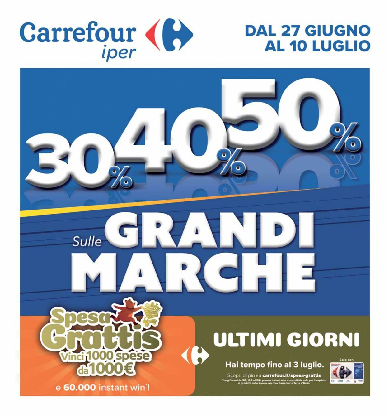 Volantino Carrefour 27.06.2024 - 10.07.2024