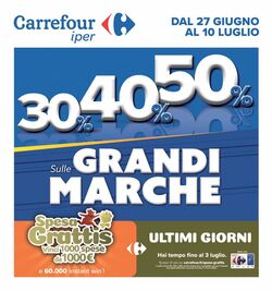 Volantino Carrefour 27.06.2024 - 10.07.2024
