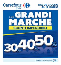 Volantino Carrefour 29.06.2023 - 12.07.2023