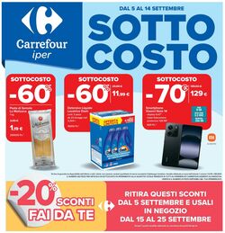 Volantino Carrefour 05.09.2025 - 14.09.2025