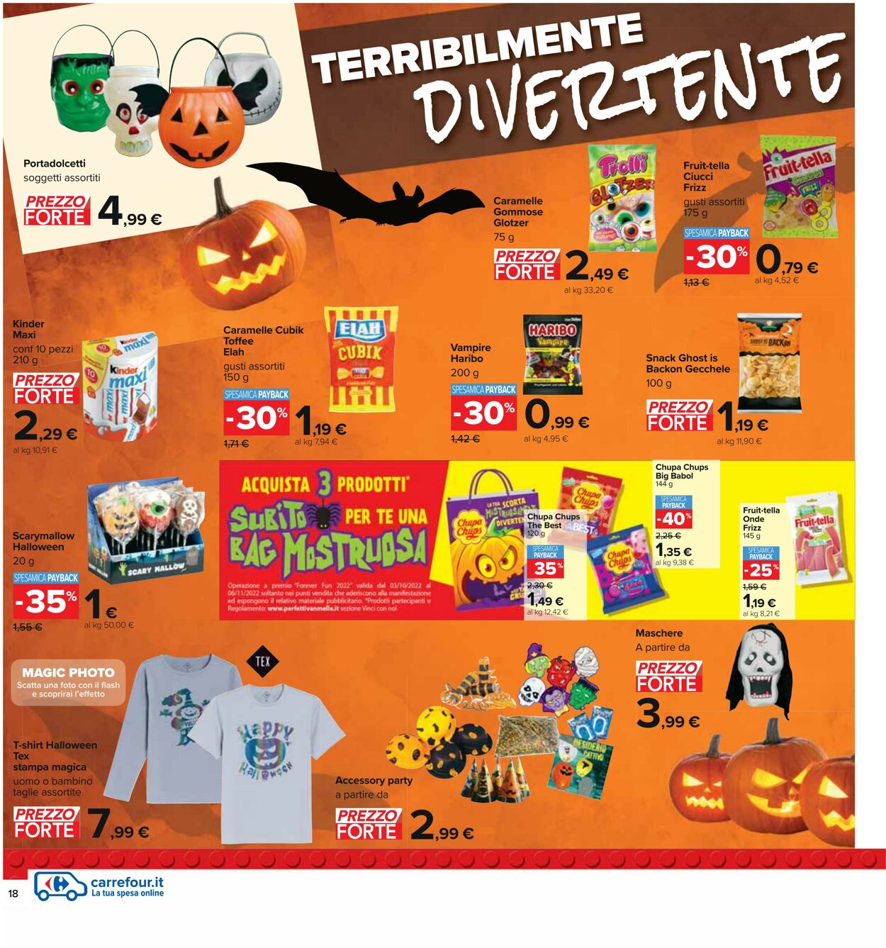 Volantino Carrefour 28.10.2022 - 06.11.2022