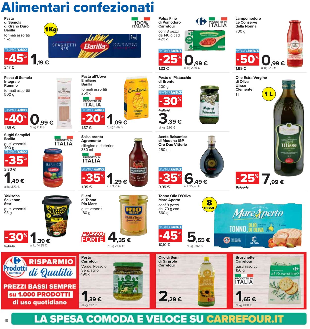 Volantino Carrefour 18.04.2024 - 01.05.2024