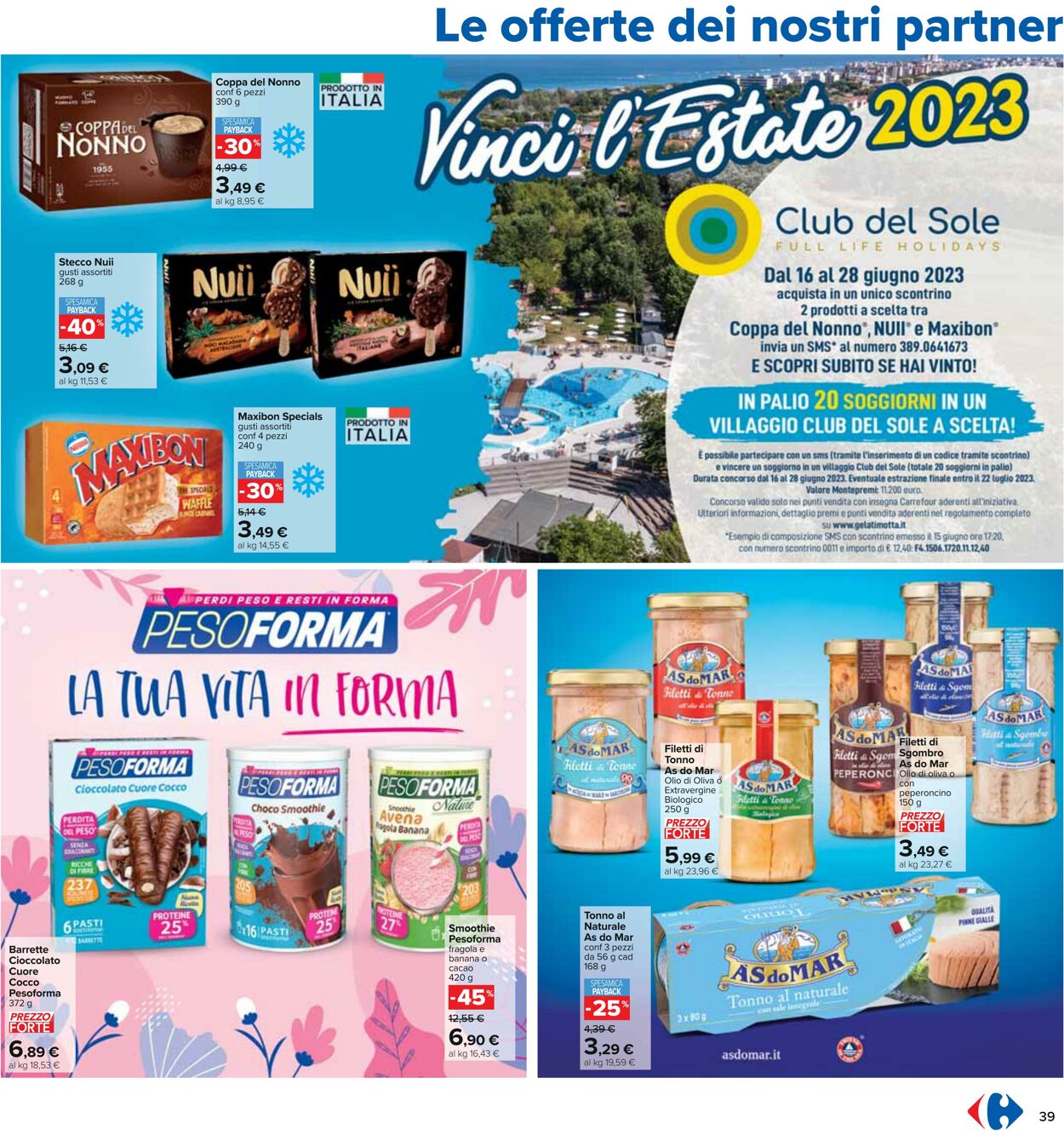 Volantino Carrefour 16.06.2023 - 28.06.2023