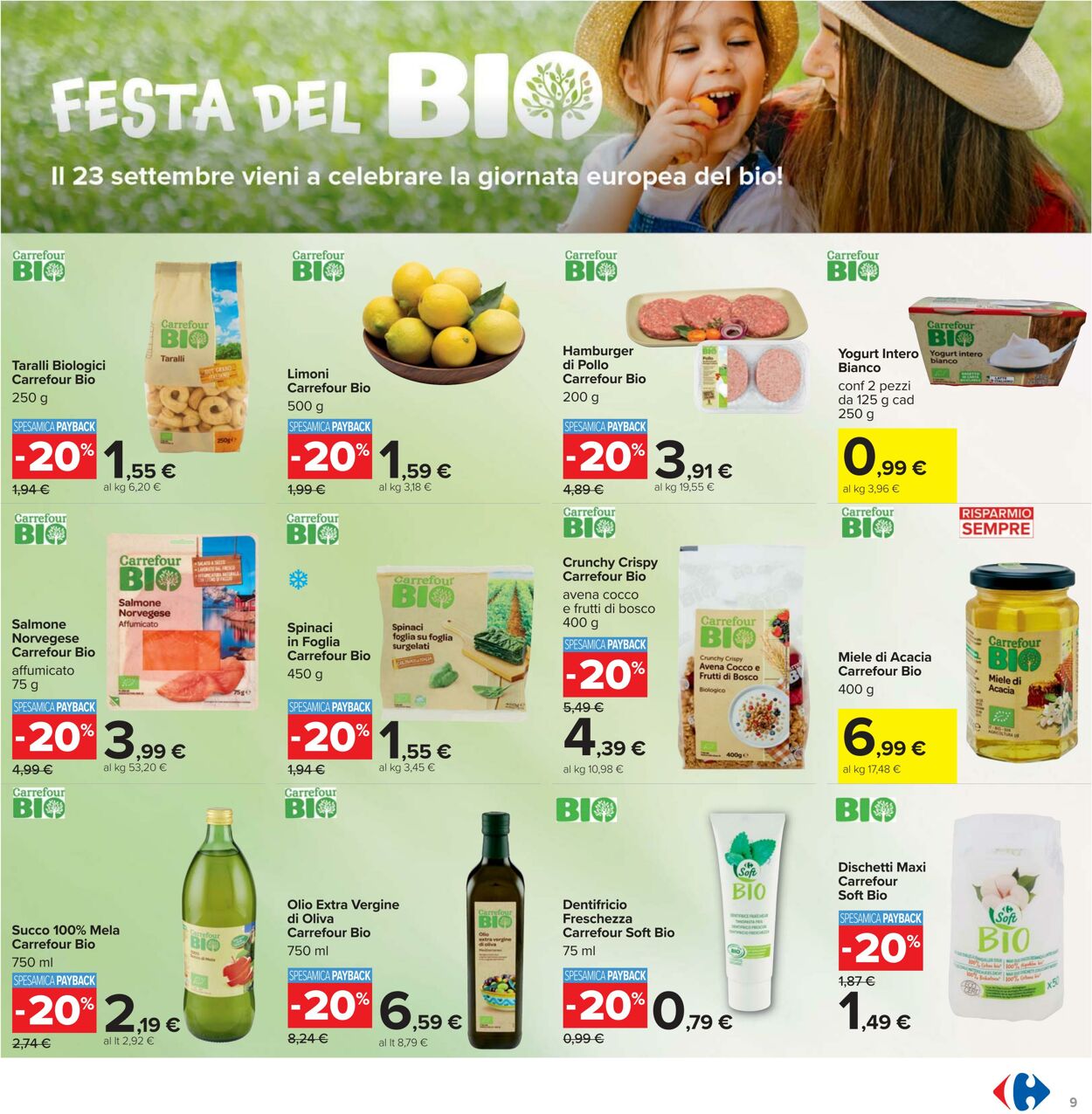 Volantino Carrefour 15.09.2025 - 25.09.2025