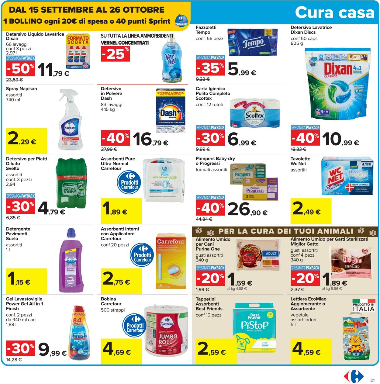 Volantino Carrefour 15.09.2025 - 25.09.2025