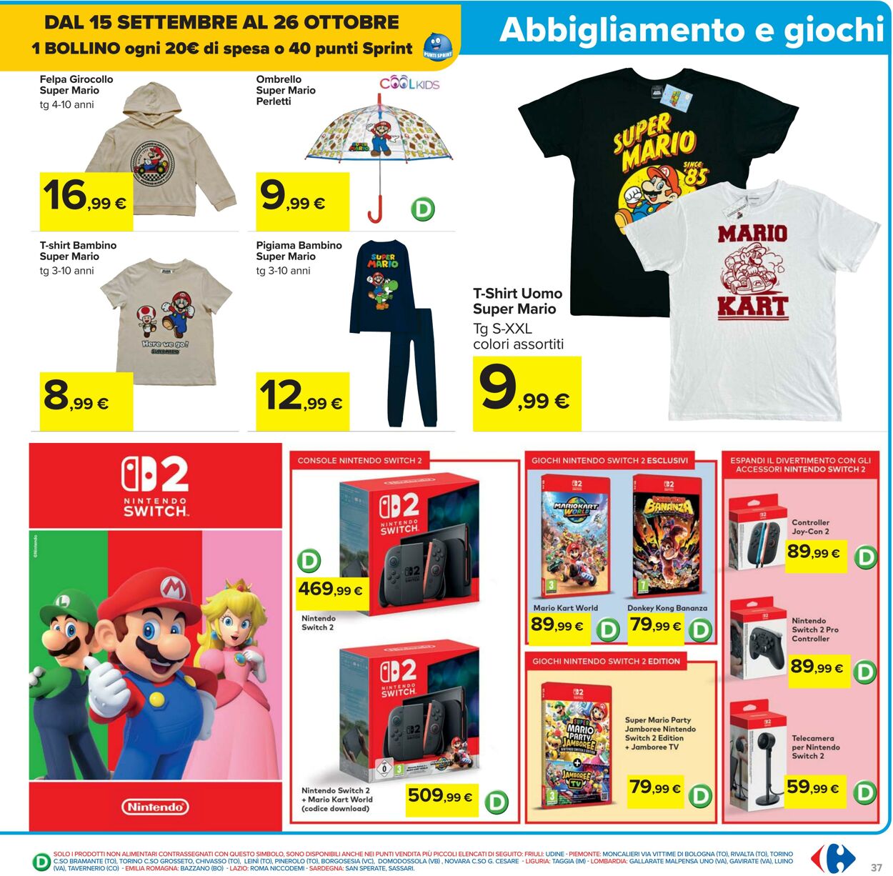Volantino Carrefour 15.09.2025 - 25.09.2025