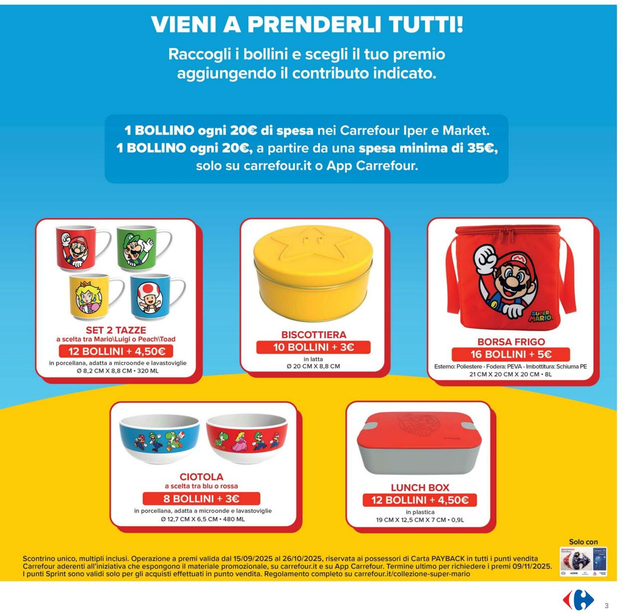 Volantino Carrefour 15.09.2025 - 25.09.2025