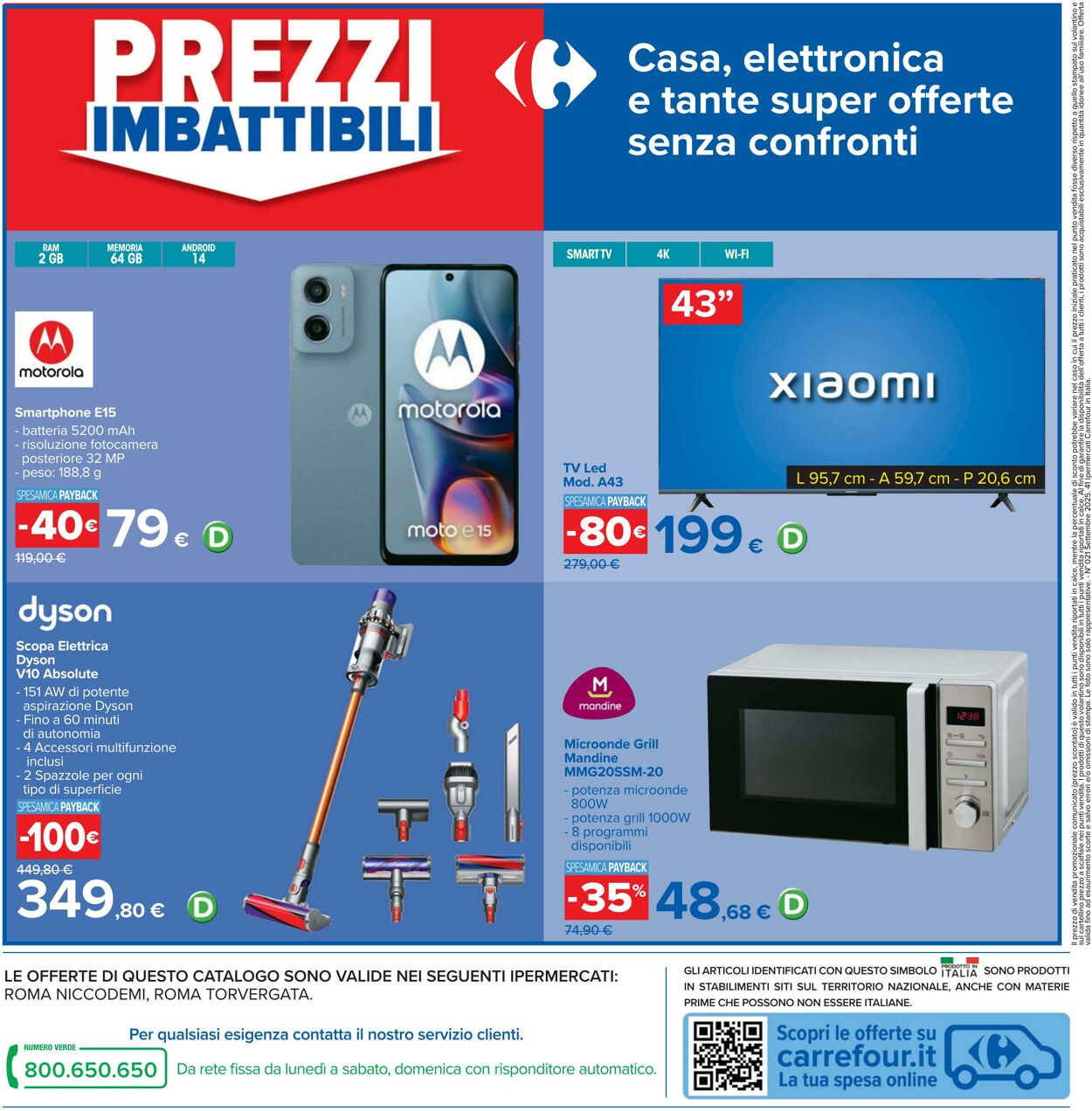 Volantino Carrefour 15.09.2025 - 25.09.2025