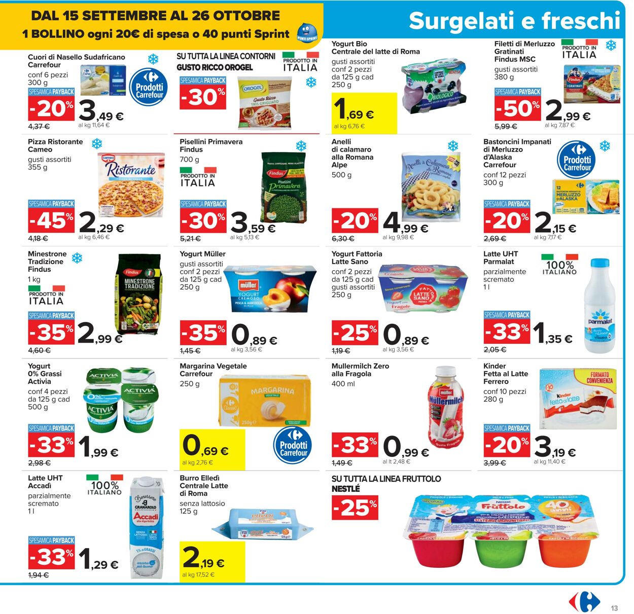 Volantino Carrefour 15.09.2025 - 25.09.2025