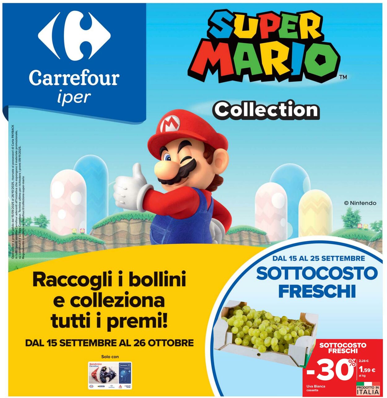 Volantino Carrefour 15.09.2025 - 25.09.2025