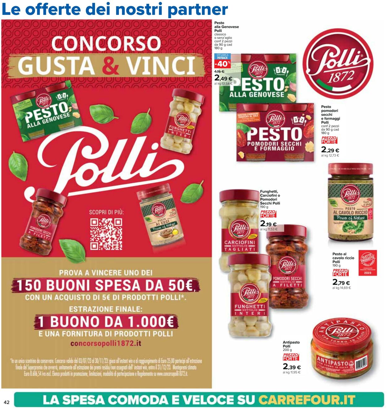 Volantino Carrefour 11.09.2023 - 24.09.2023