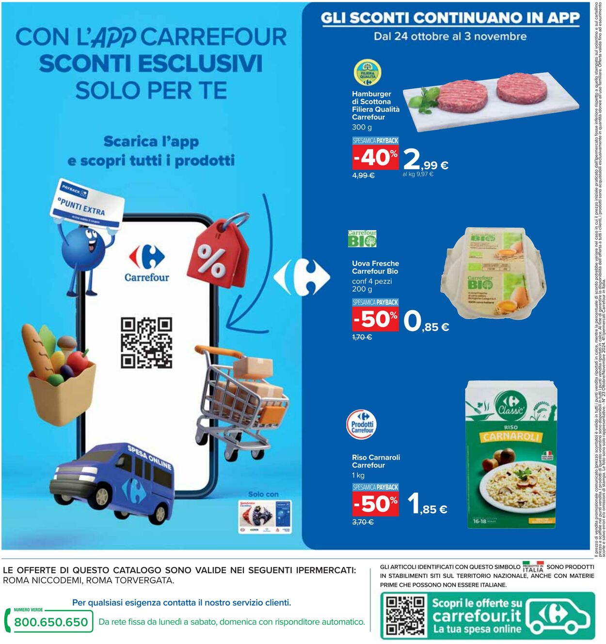 Volantino Carrefour 24.10.2024 - 07.11.2024