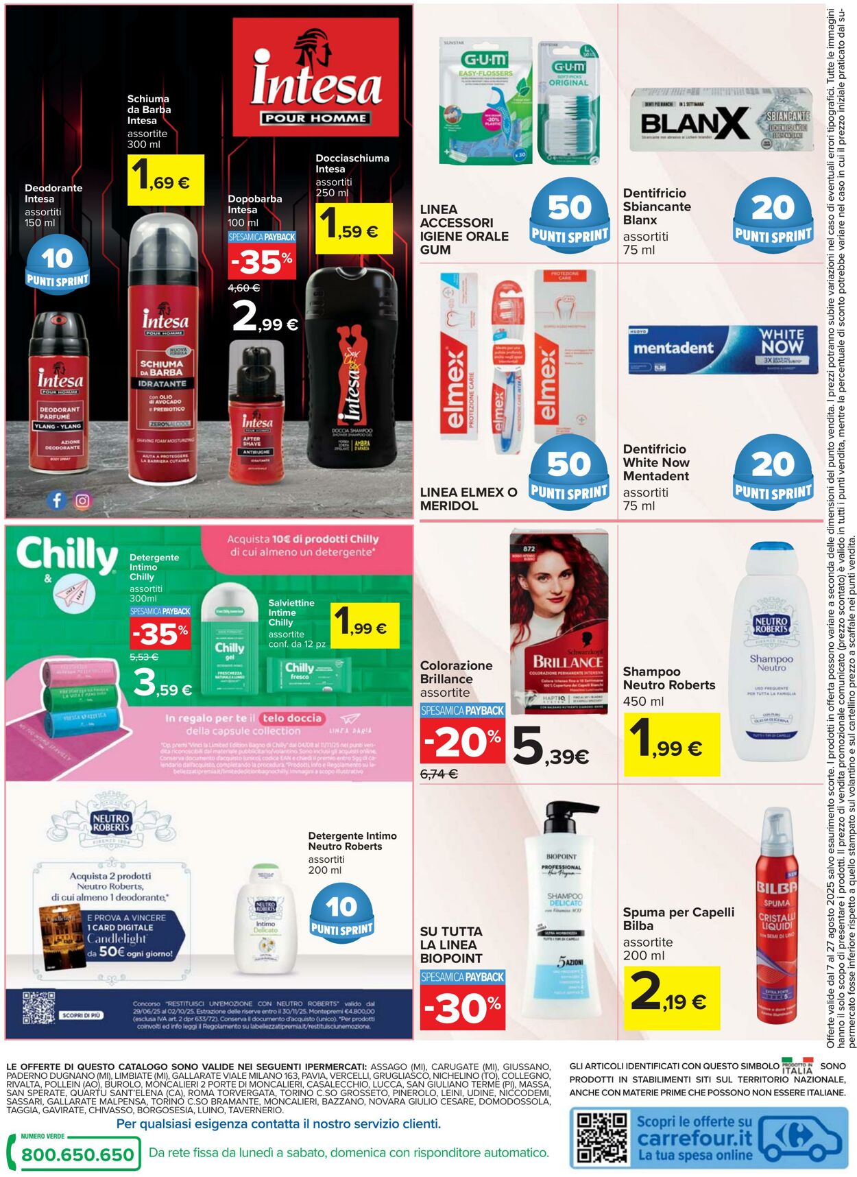 Volantino Carrefour 07.08.2025 - 27.08.2025