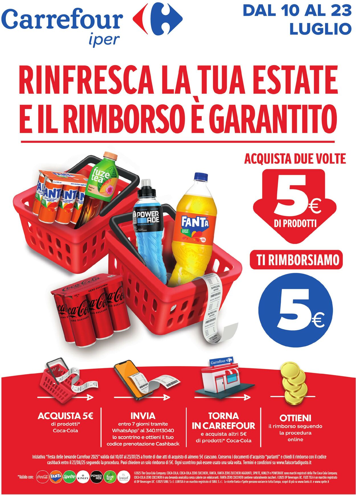 Volantino Carrefour 10.07.2025 - 23.07.2025