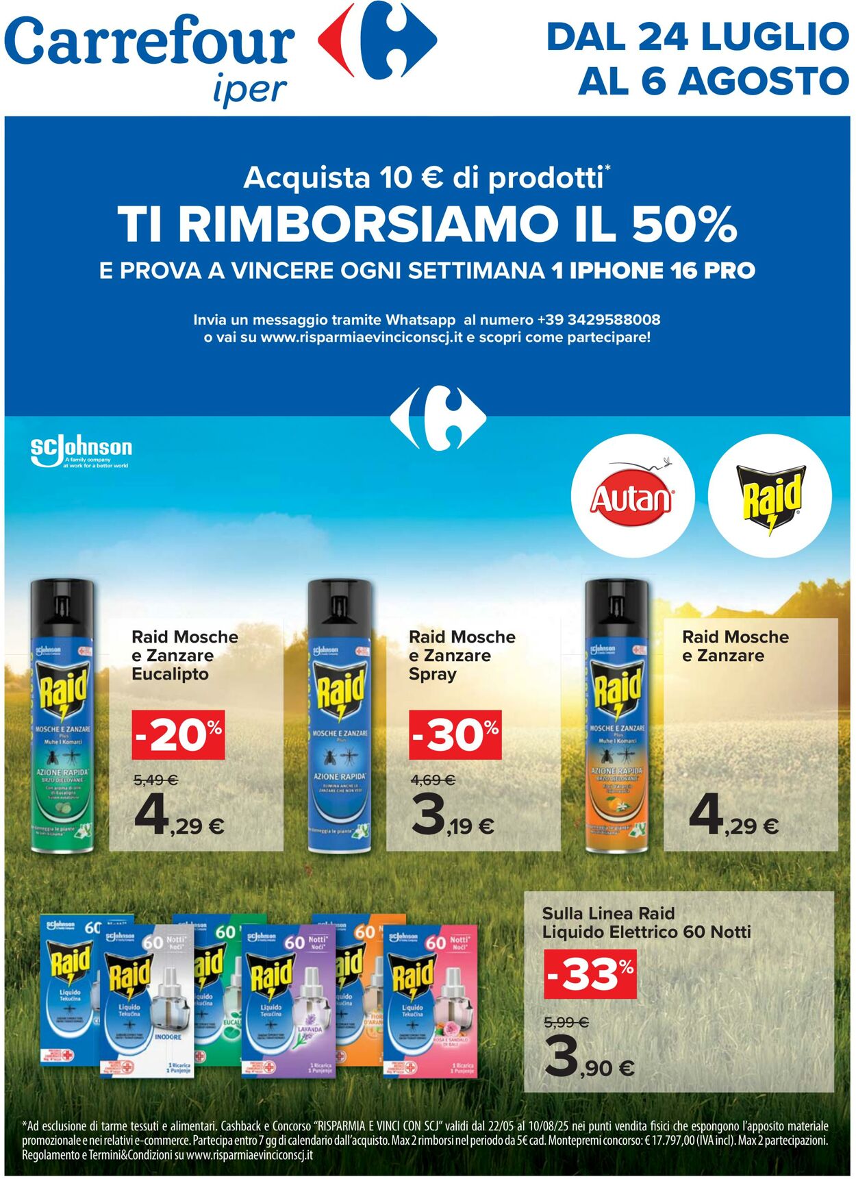 Volantino Carrefour 24.07.2025 - 06.08.2025