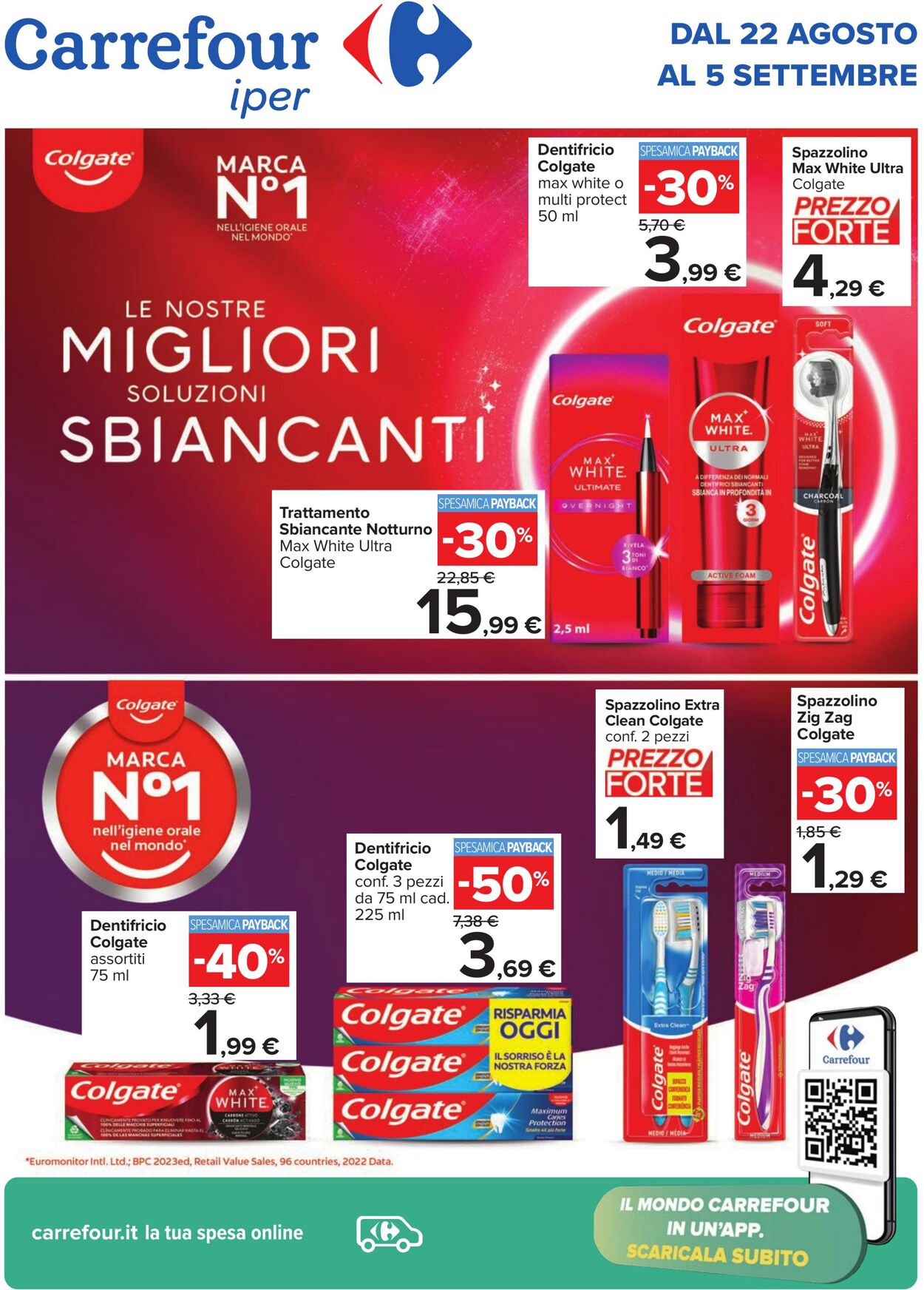 Volantino Carrefour 22.08.2024 - 05.09.2024