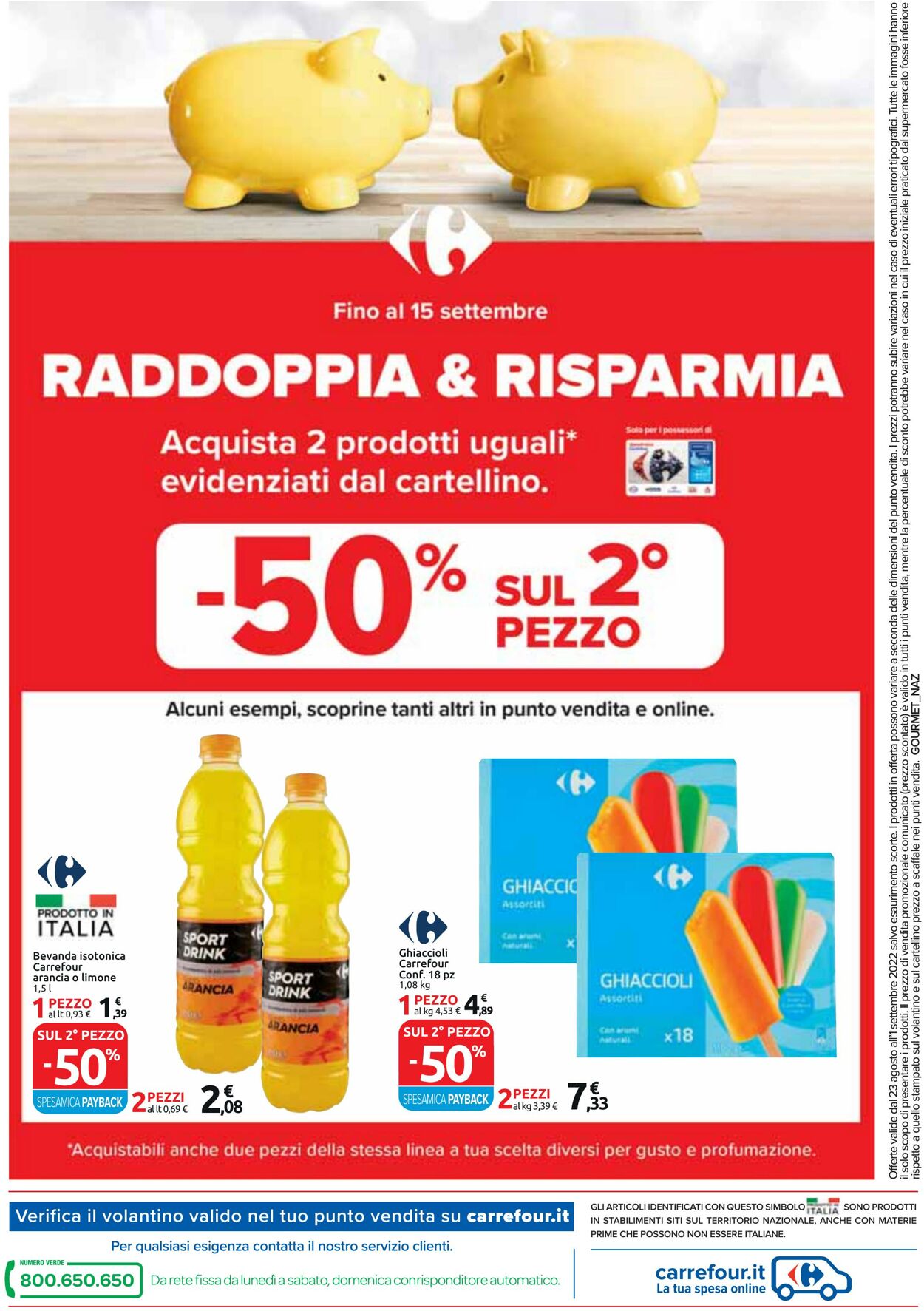 Volantino Carrefour 23.08.2022 - 01.09.2022