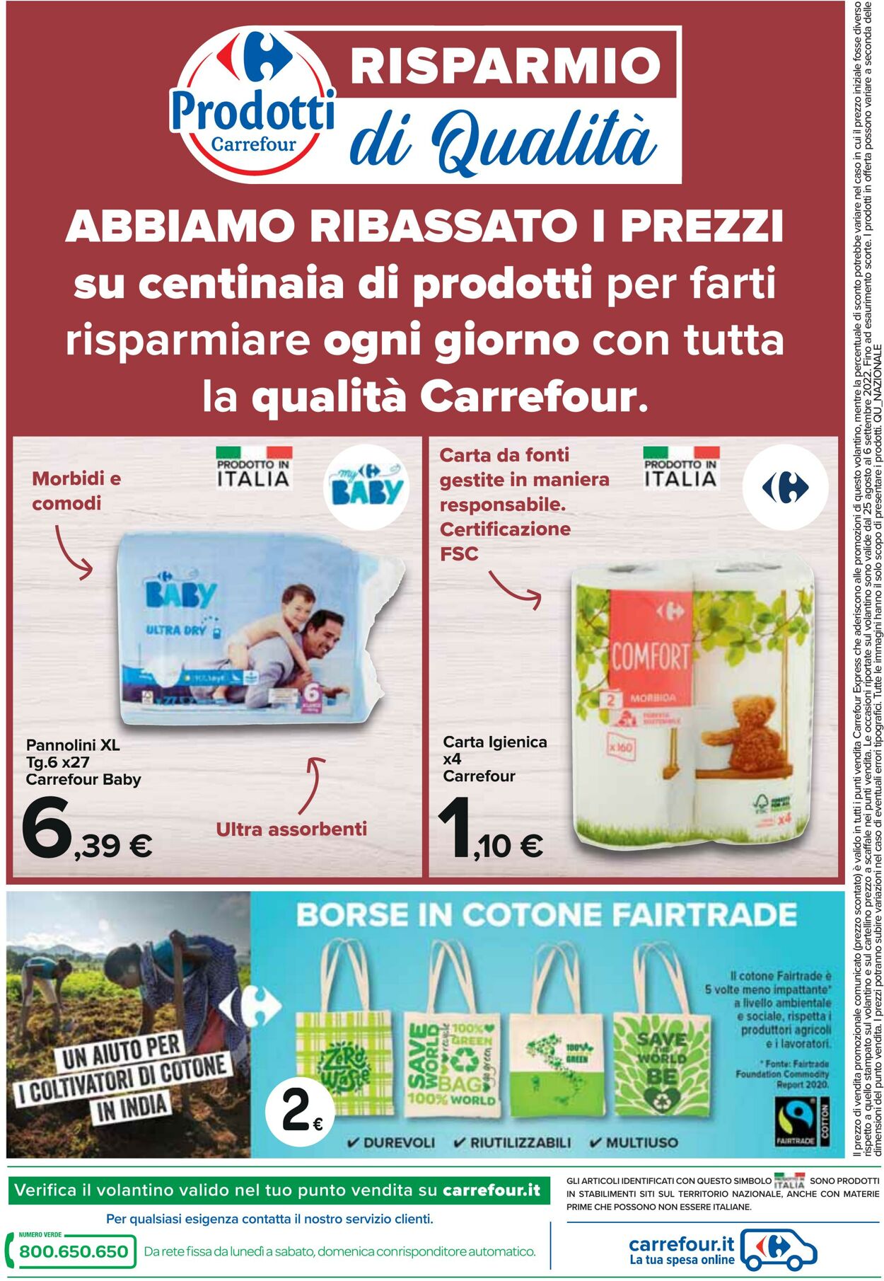 Volantino Carrefour 25.08.2022 - 06.09.2022