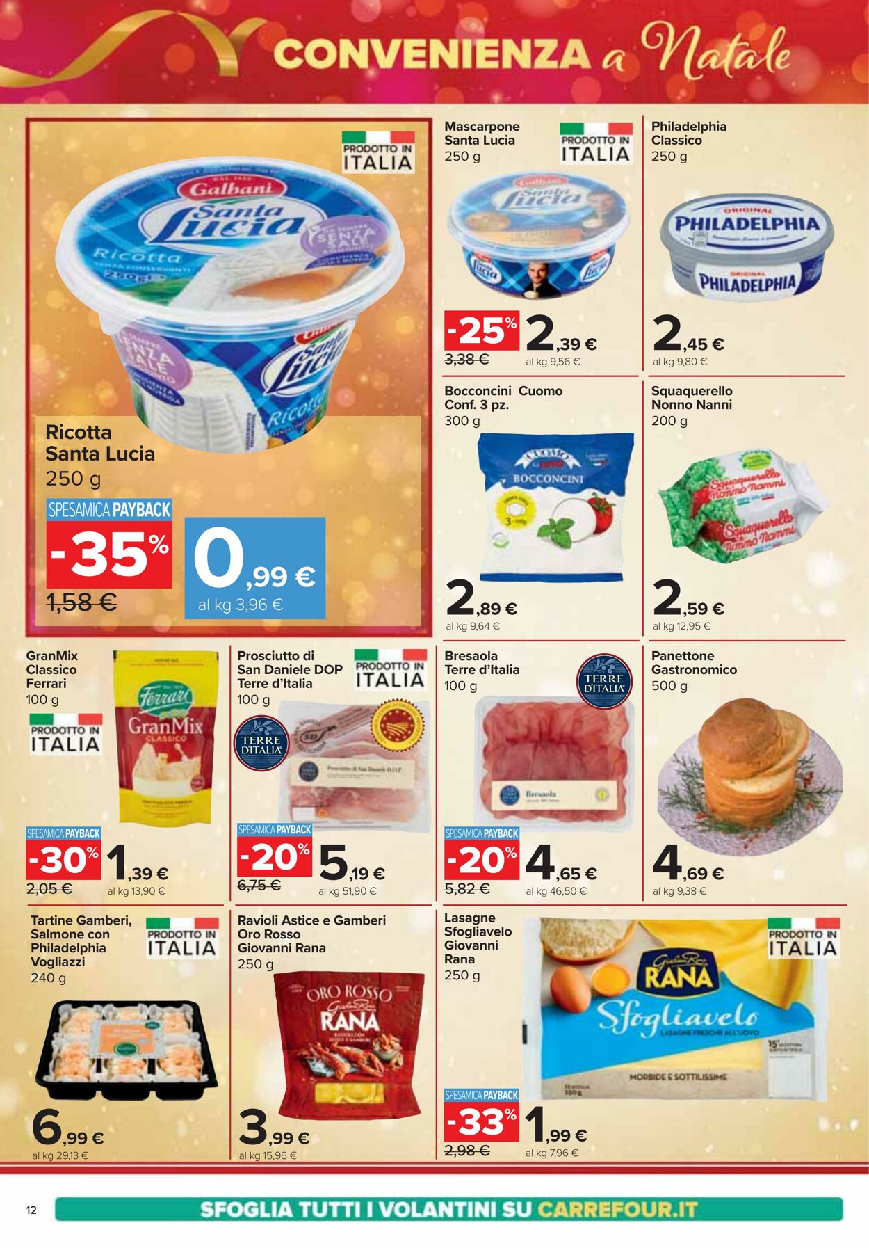 Volantino Carrefour 12.12.2024 - 26.12.2024