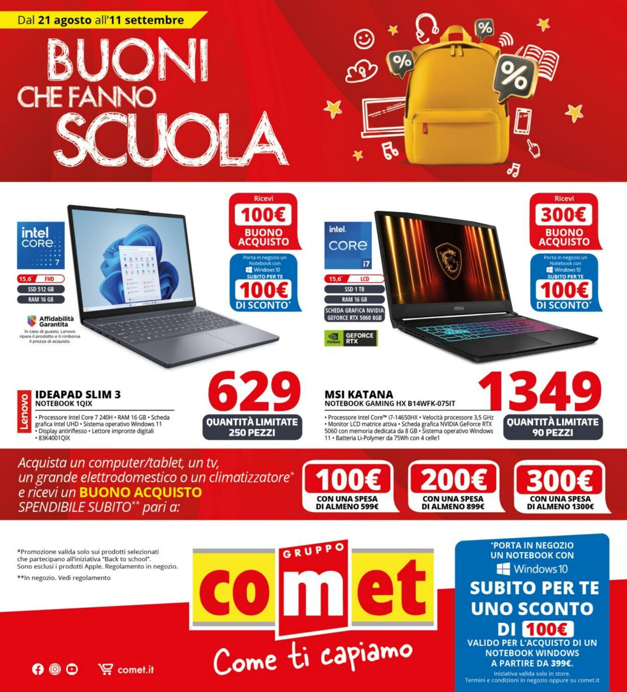 Volantino Comet 22.08.2025 - 11.09.2025