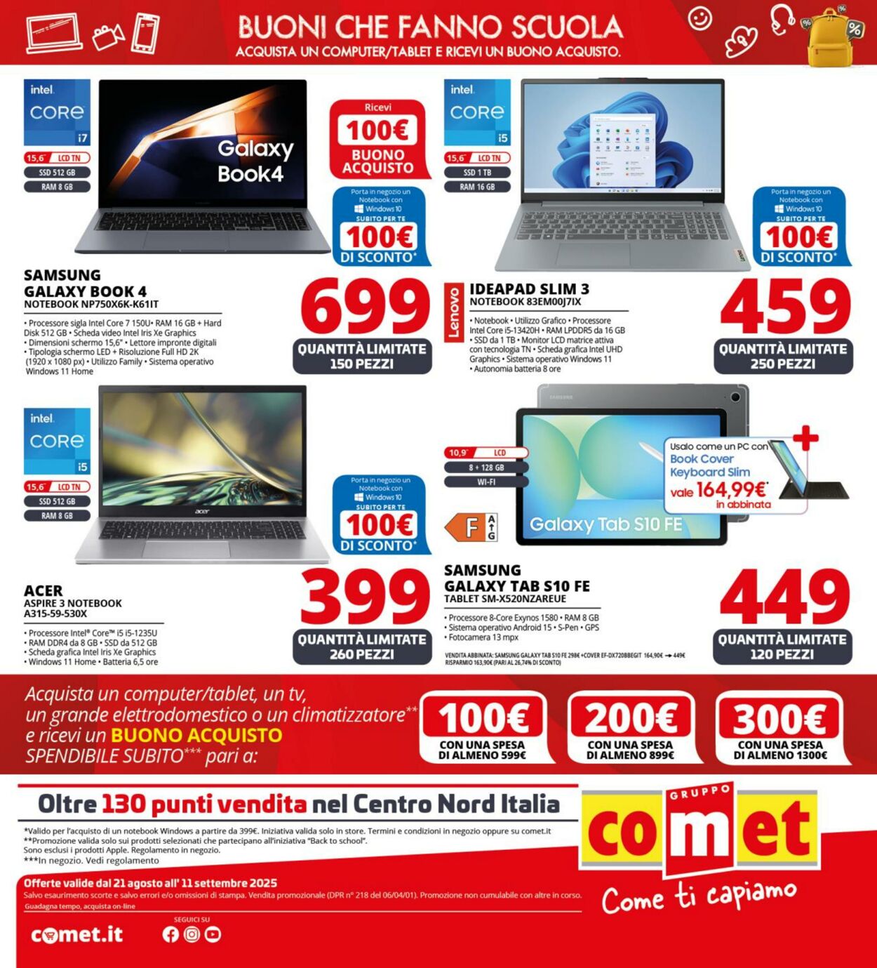 Volantino Comet 22.08.2025 - 11.09.2025