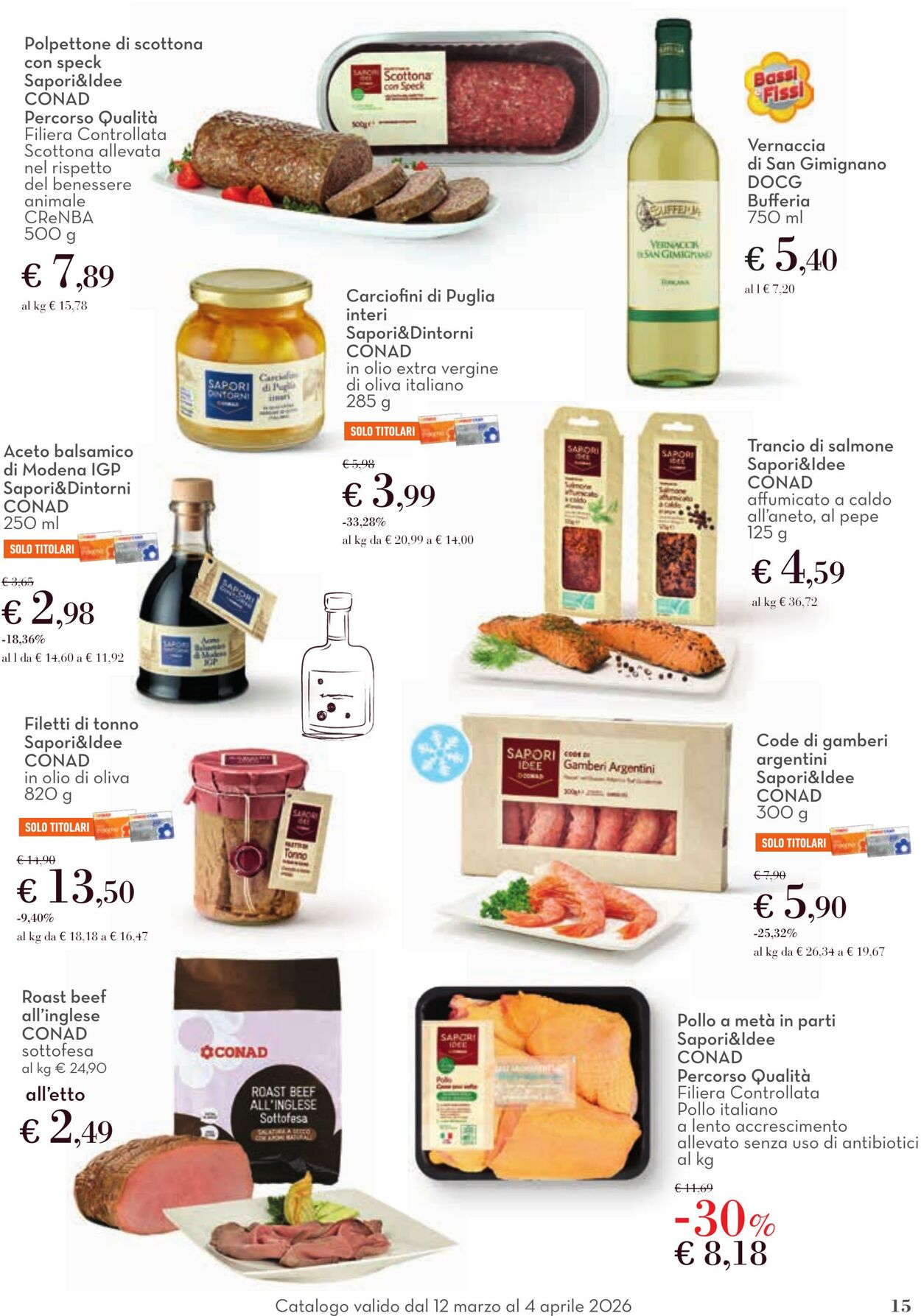 Volantino Conad 12.03.2026 - 04.04.2026