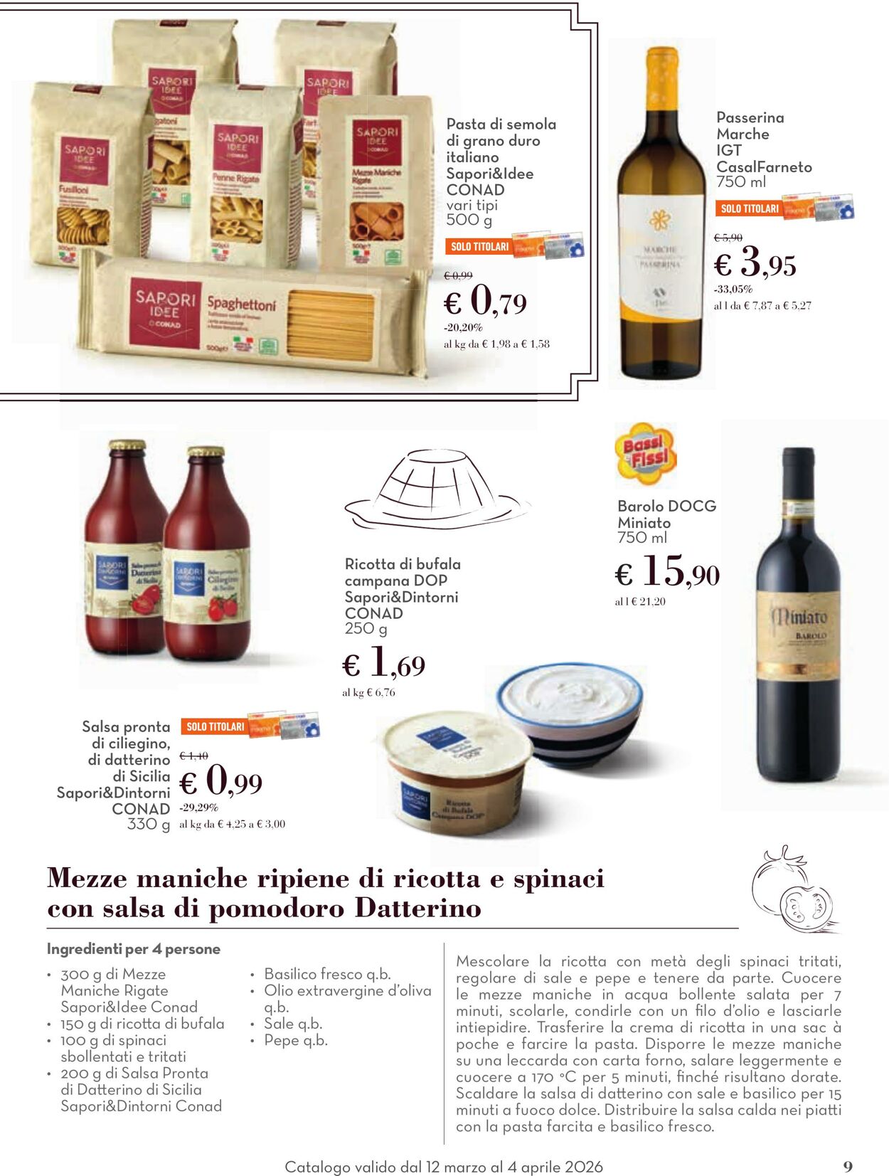 Volantino Conad 12.03.2026 - 04.04.2026